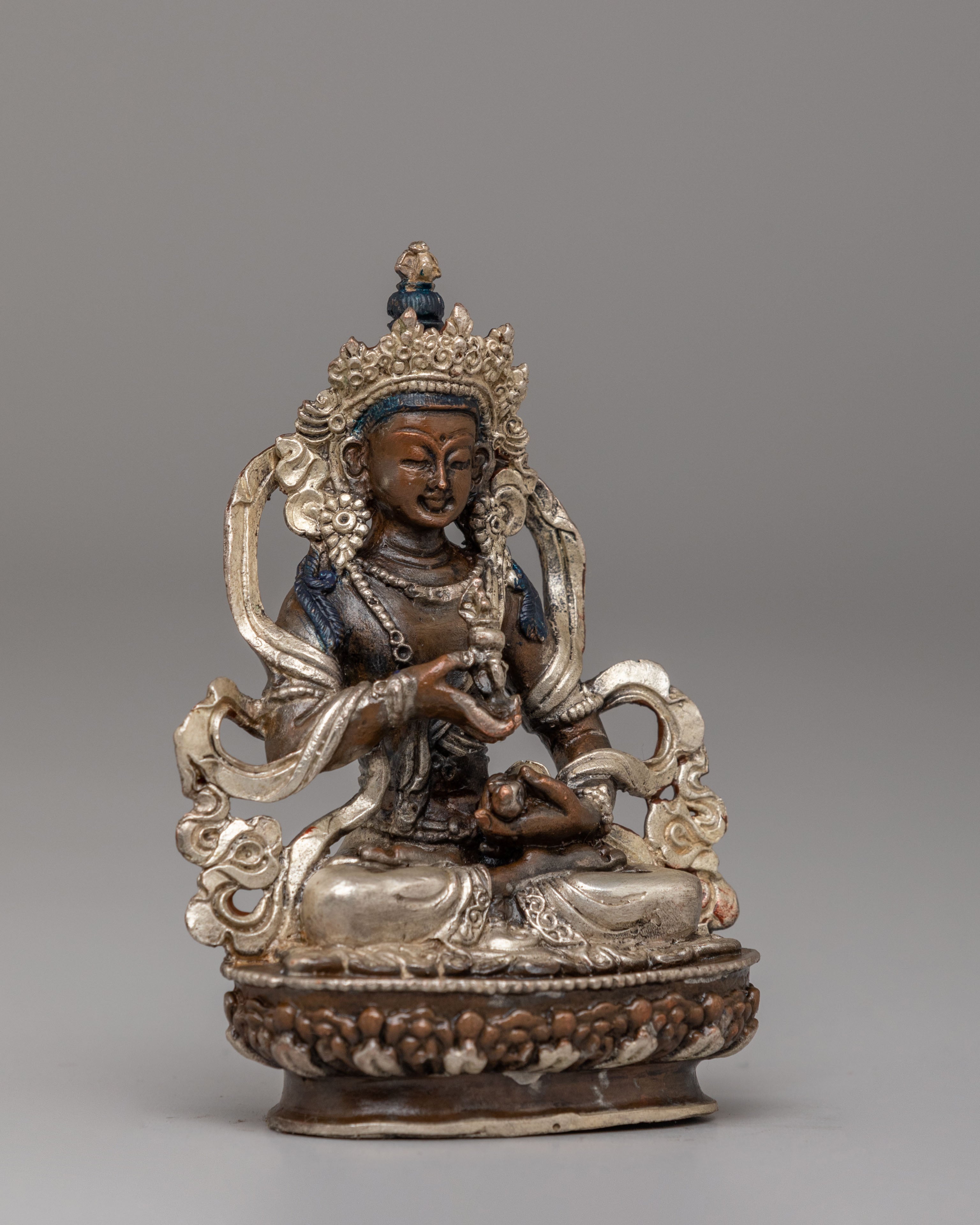 Himalayan Handmade Vajrasattva Statue | Spiritual Meditation Altar Decor