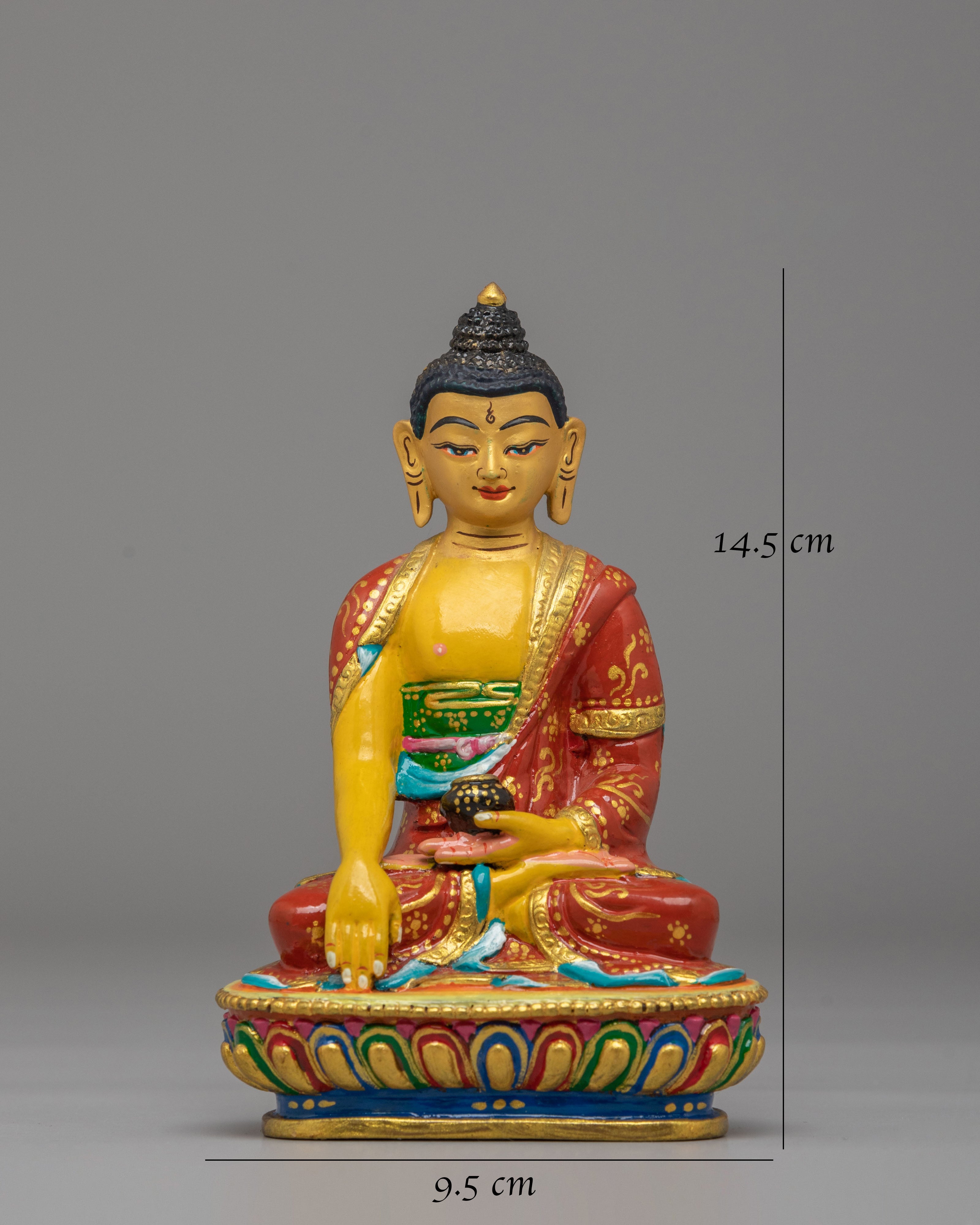 Handmade Three Buddha Set | Shakyamuni, Medicine, and Amitabha Buddhas