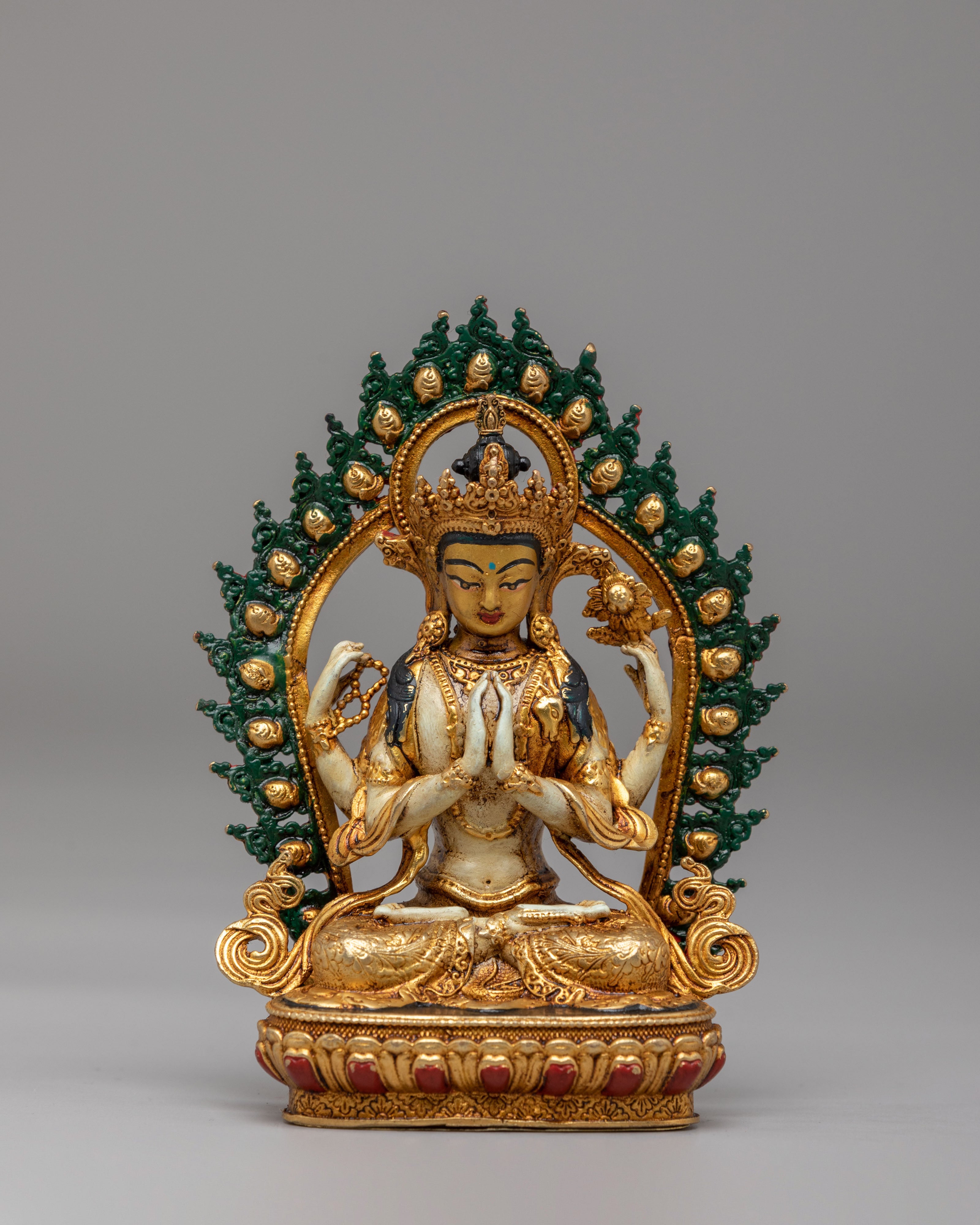 Spiritual Enlightenment Bodhisattva Set | 24K Gold Plated Bodhisattva Collection