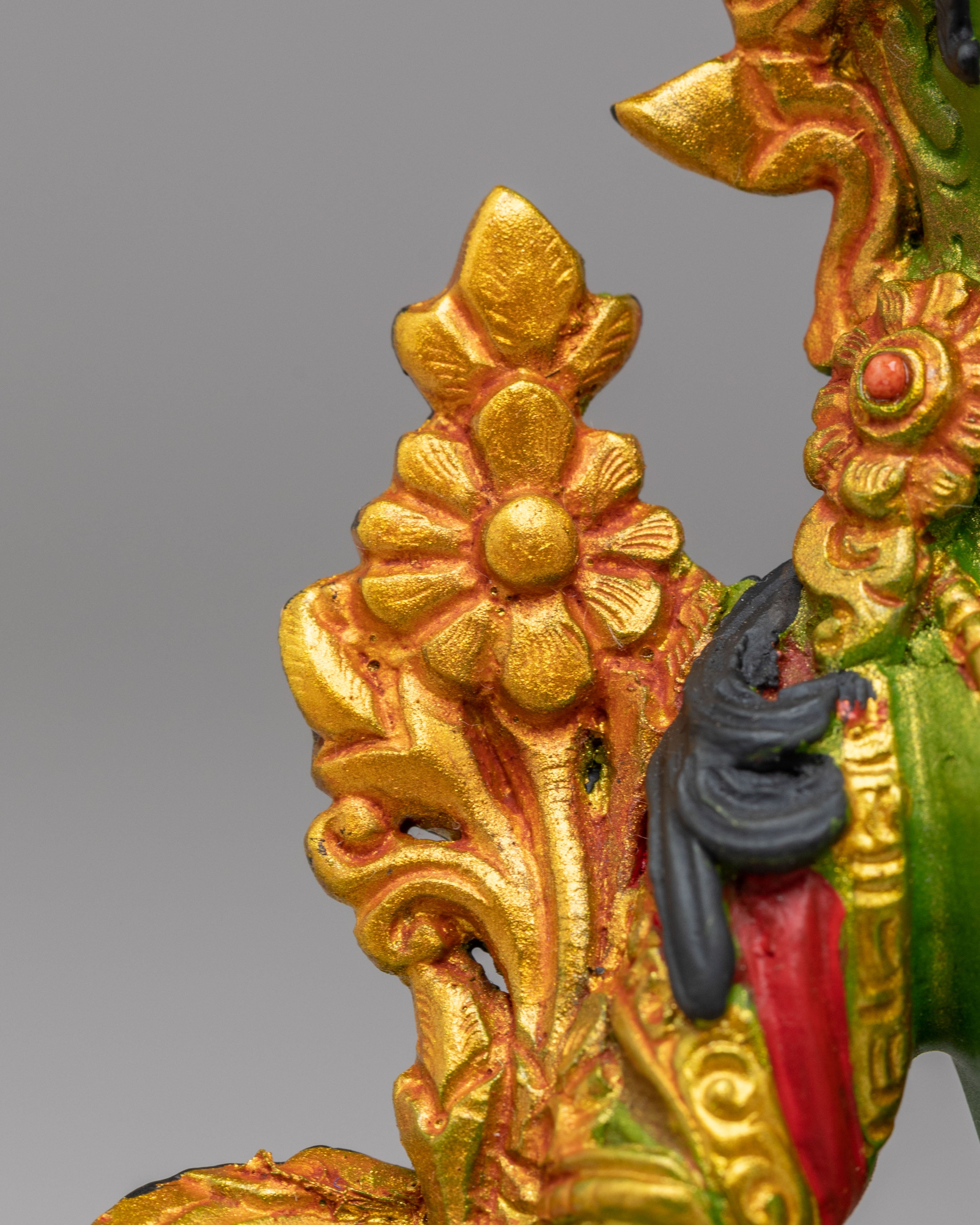 Divine Green Tara Goddess Sculpture | Handcrafted Statue for Spiritual Blessings