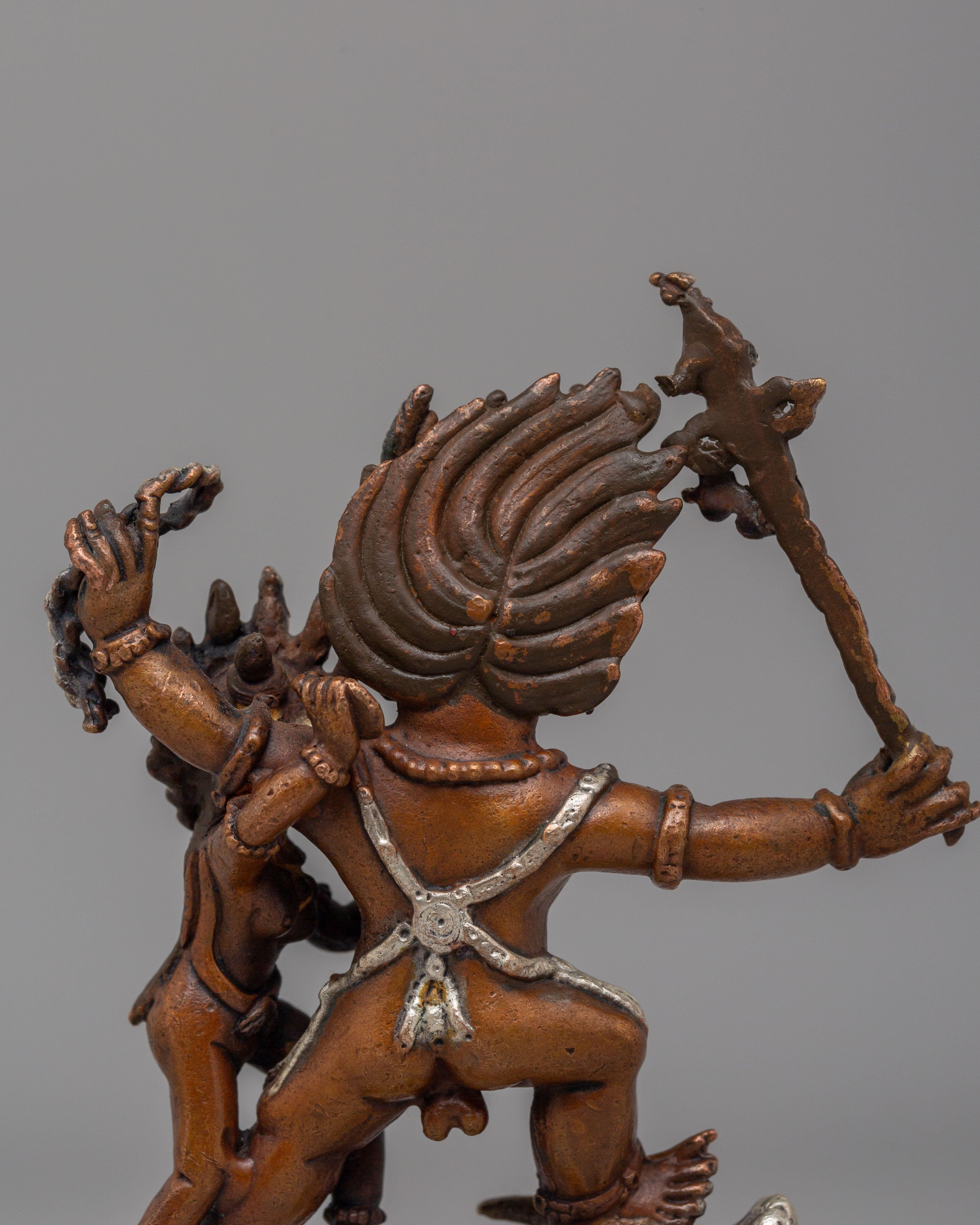 Machine Made Yama Dharmaraja Deity Statue | Guardian of Dharma and Protector of the Law