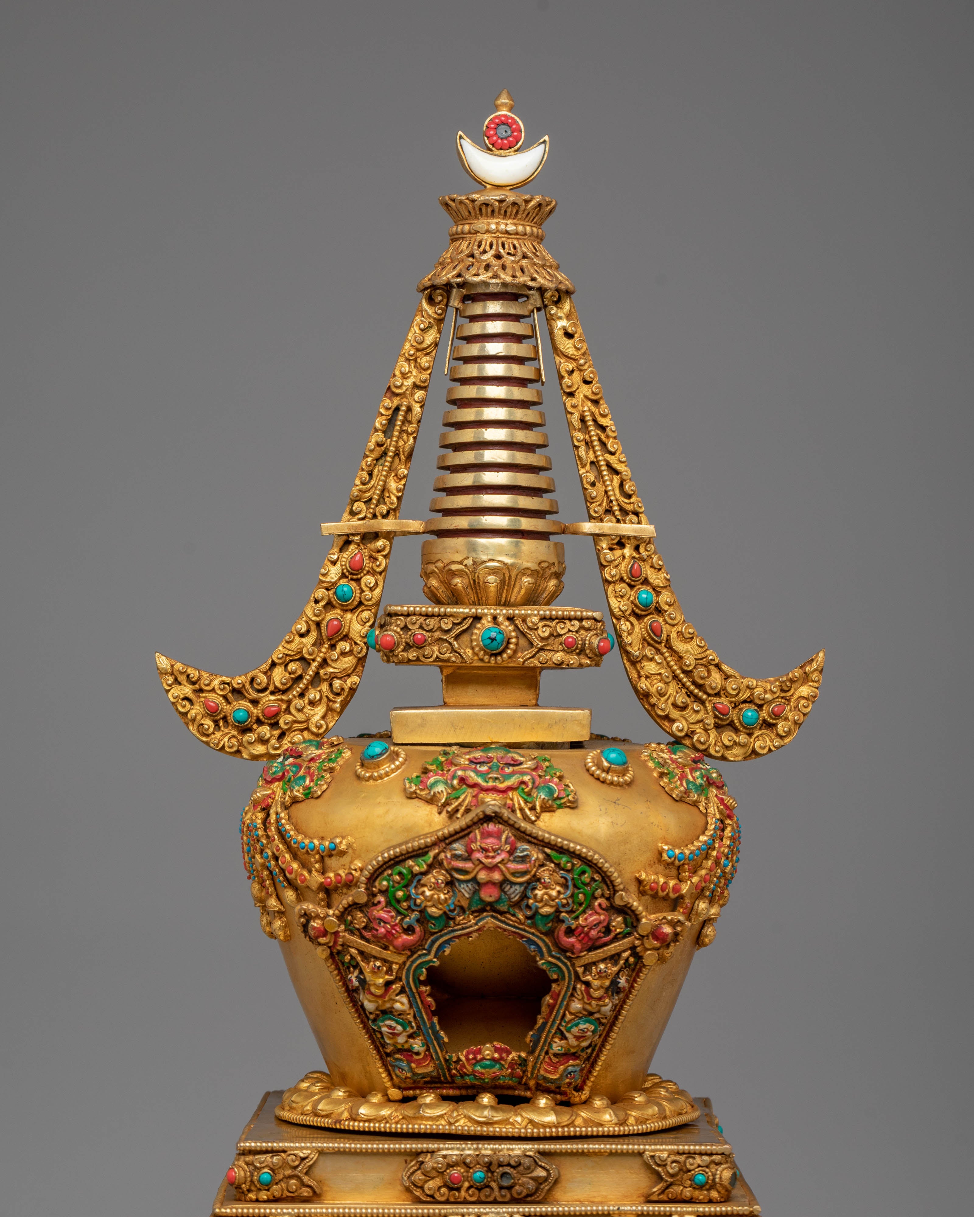 Himalayan Sacred Tibetan Stupa | Spiritual Symbol of Enlightenment and Protection