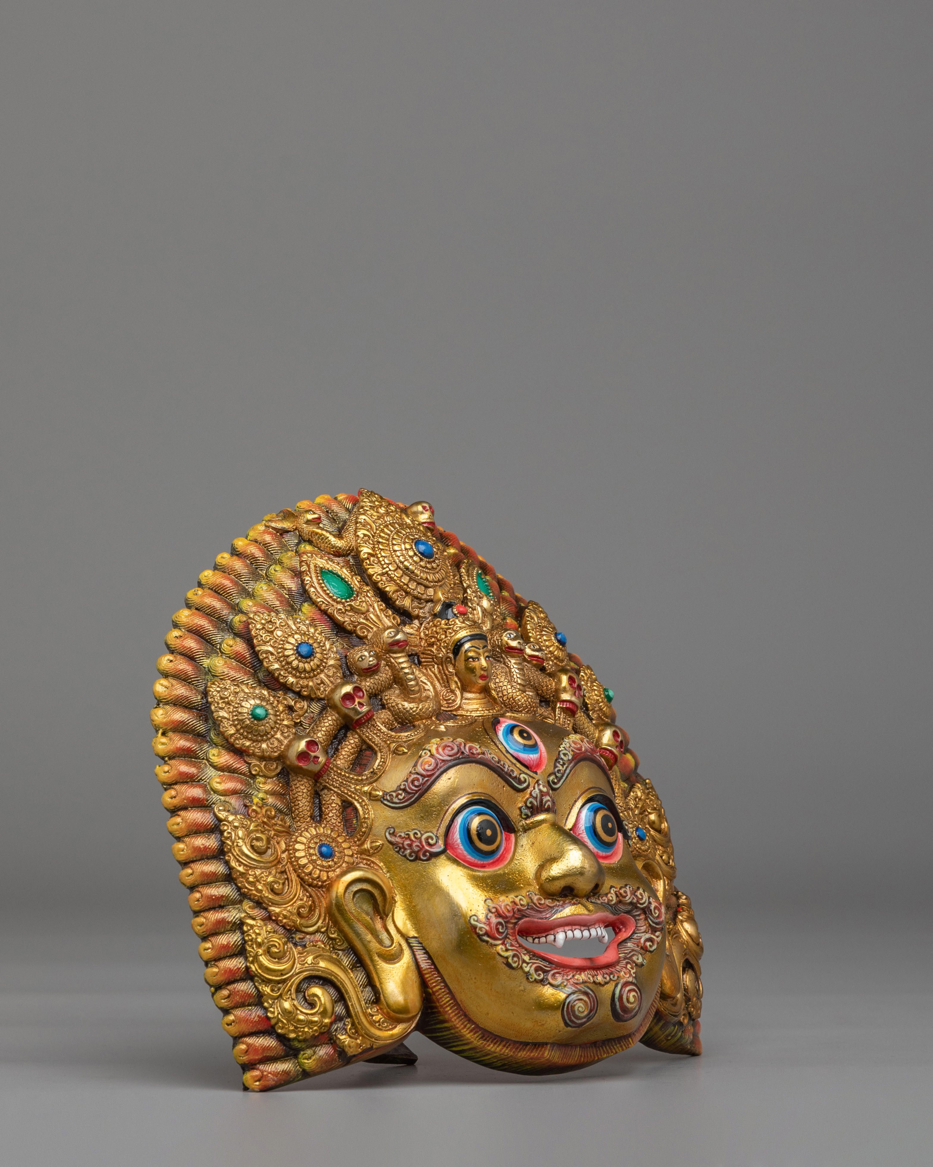Sacred Bhairav Mask | Spiritual Decor