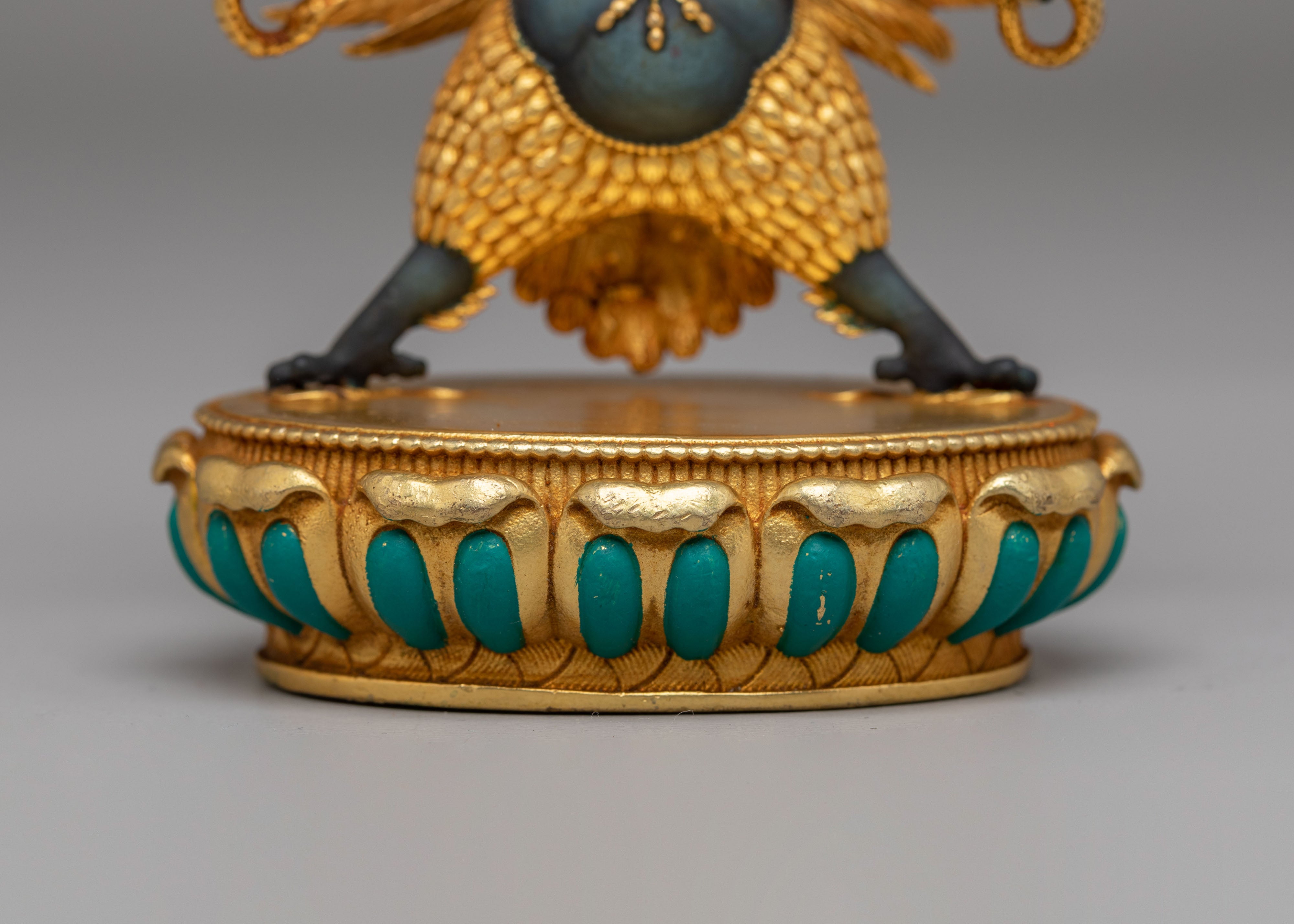 Handcrafted Ritual Garuda Statue | Mythological Bird Deity Sculpture