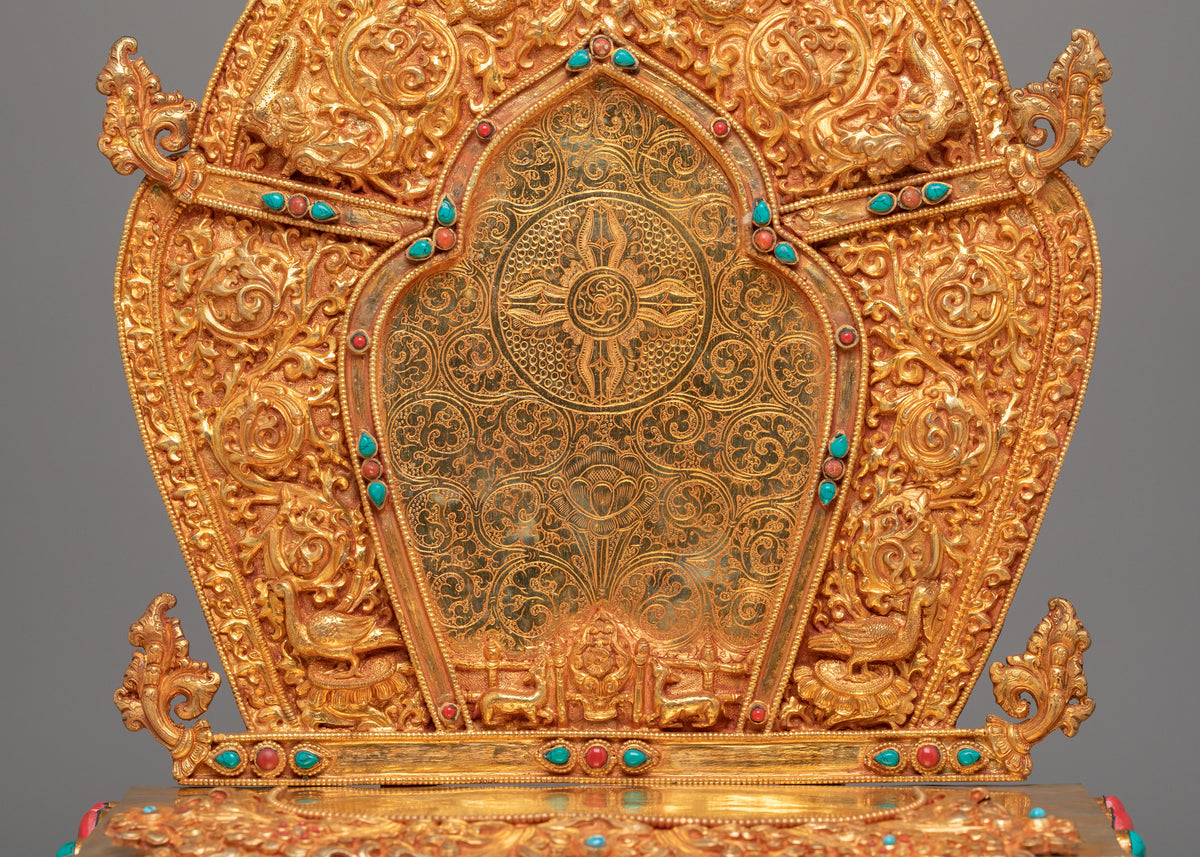 Dzambhala Throne Statue | Symbol of Wealth & Prosperity