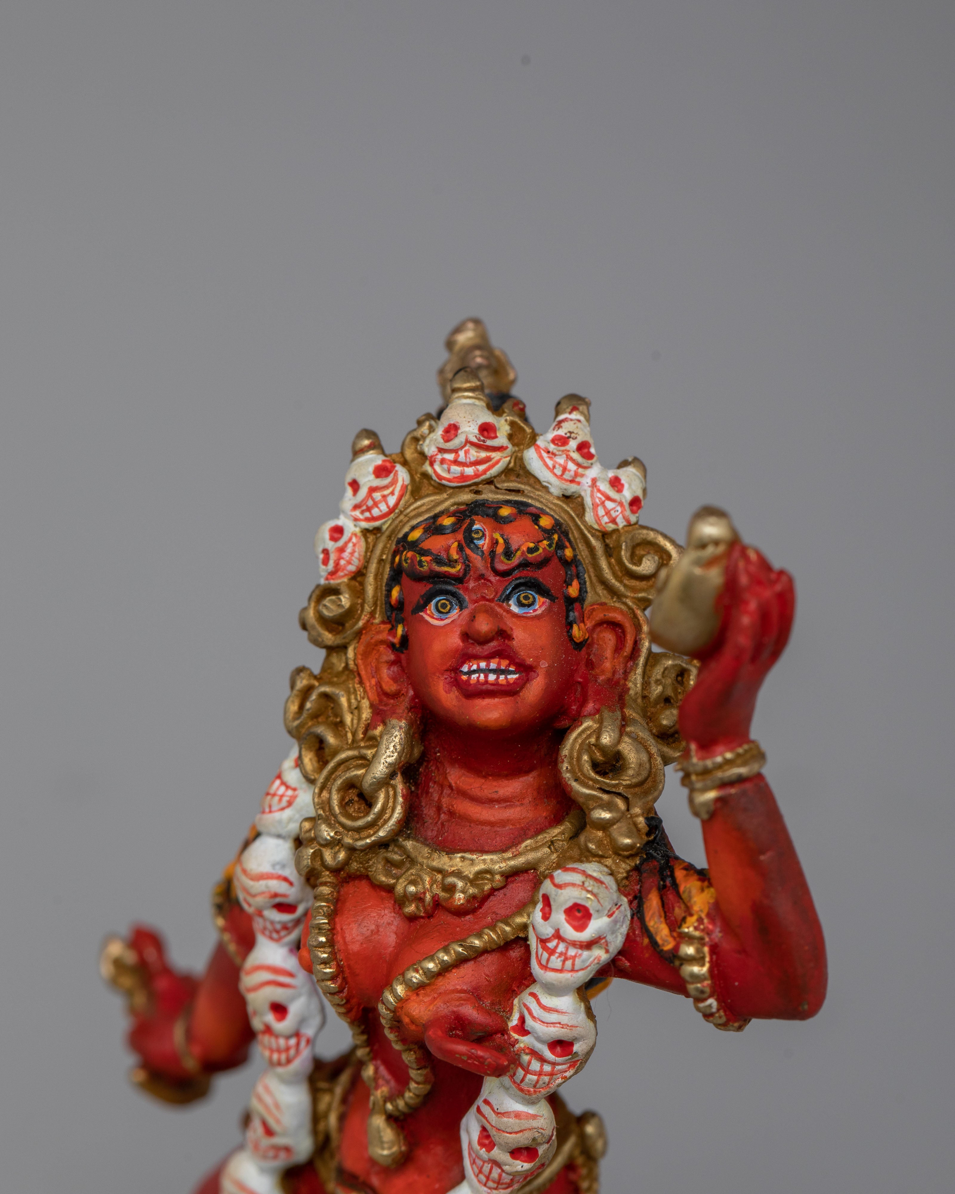 Sacred Tantric Buddhist Vajrayogini Statue | Tibetan Deity Sculpture for Meditation
