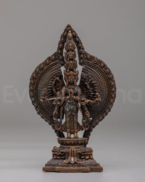 Traditional 1000 Armed Chenrezig Statue
