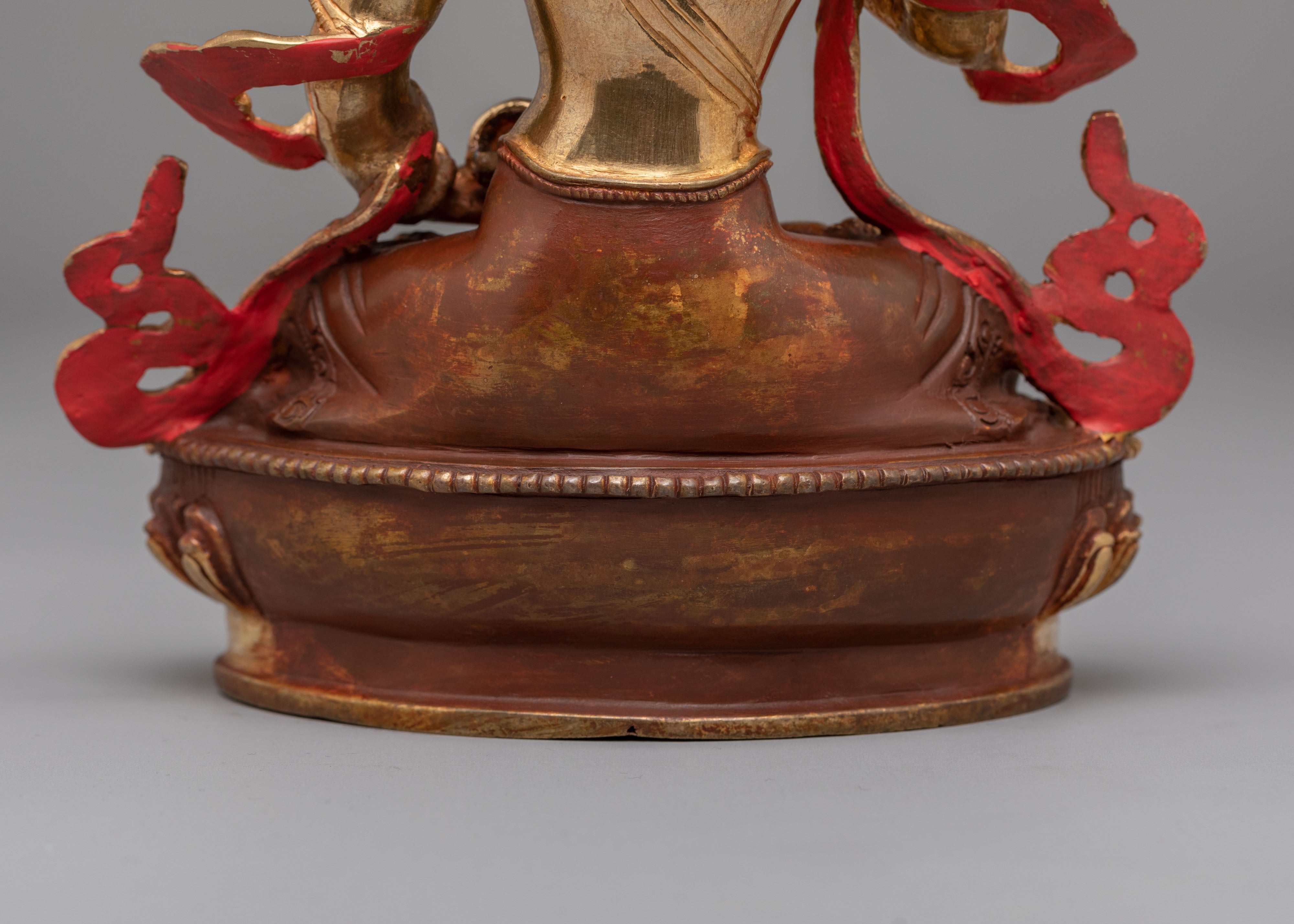 Handcrafted Purification Vajrasattva Statue | Tibetan Buddha Figurine for Meditation