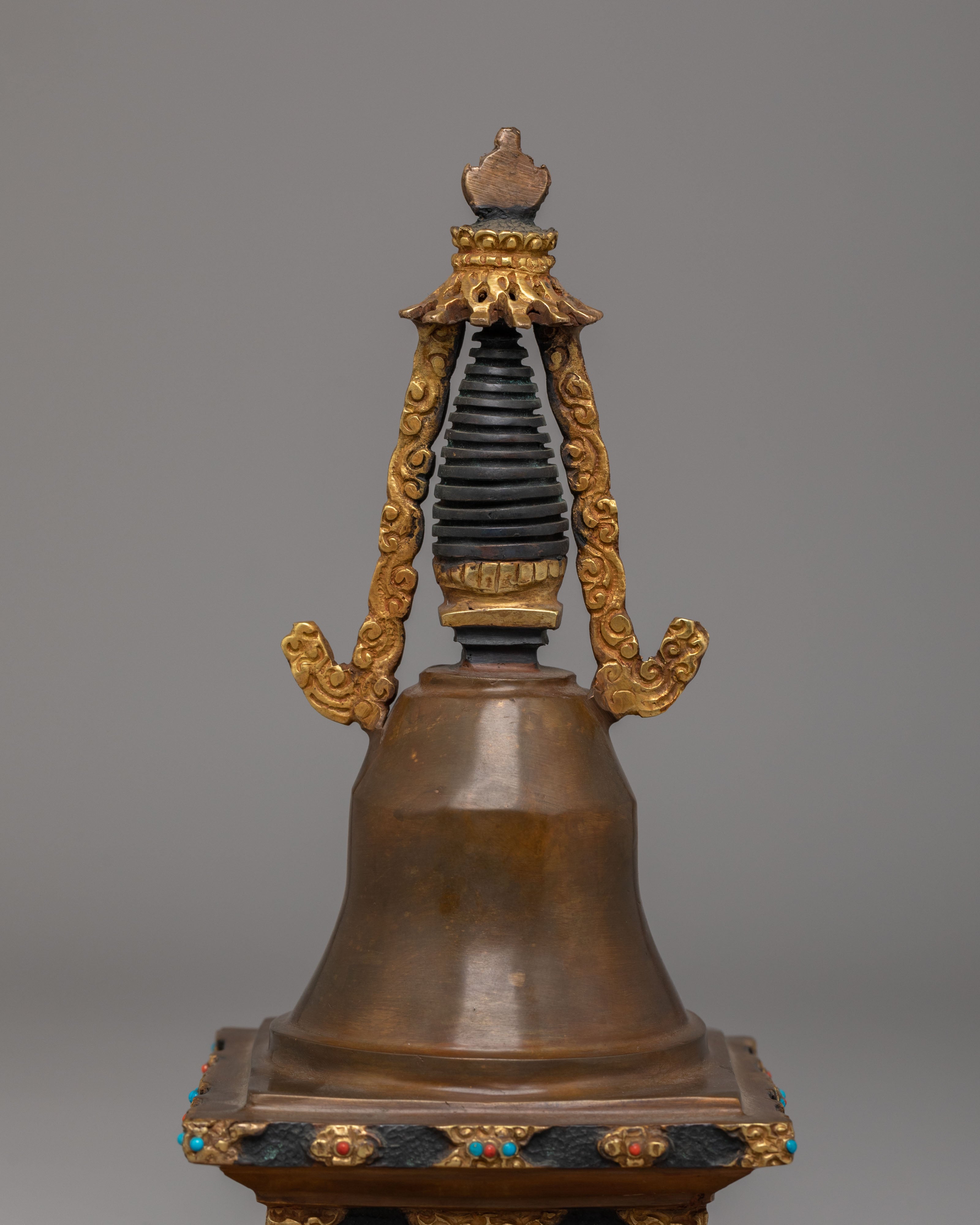 Eight Great Tibetan Stupa Set | Sacred Buddhist Shrine Decor