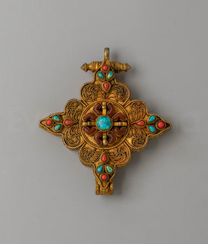 Electro Gold Plated Ghau Locket