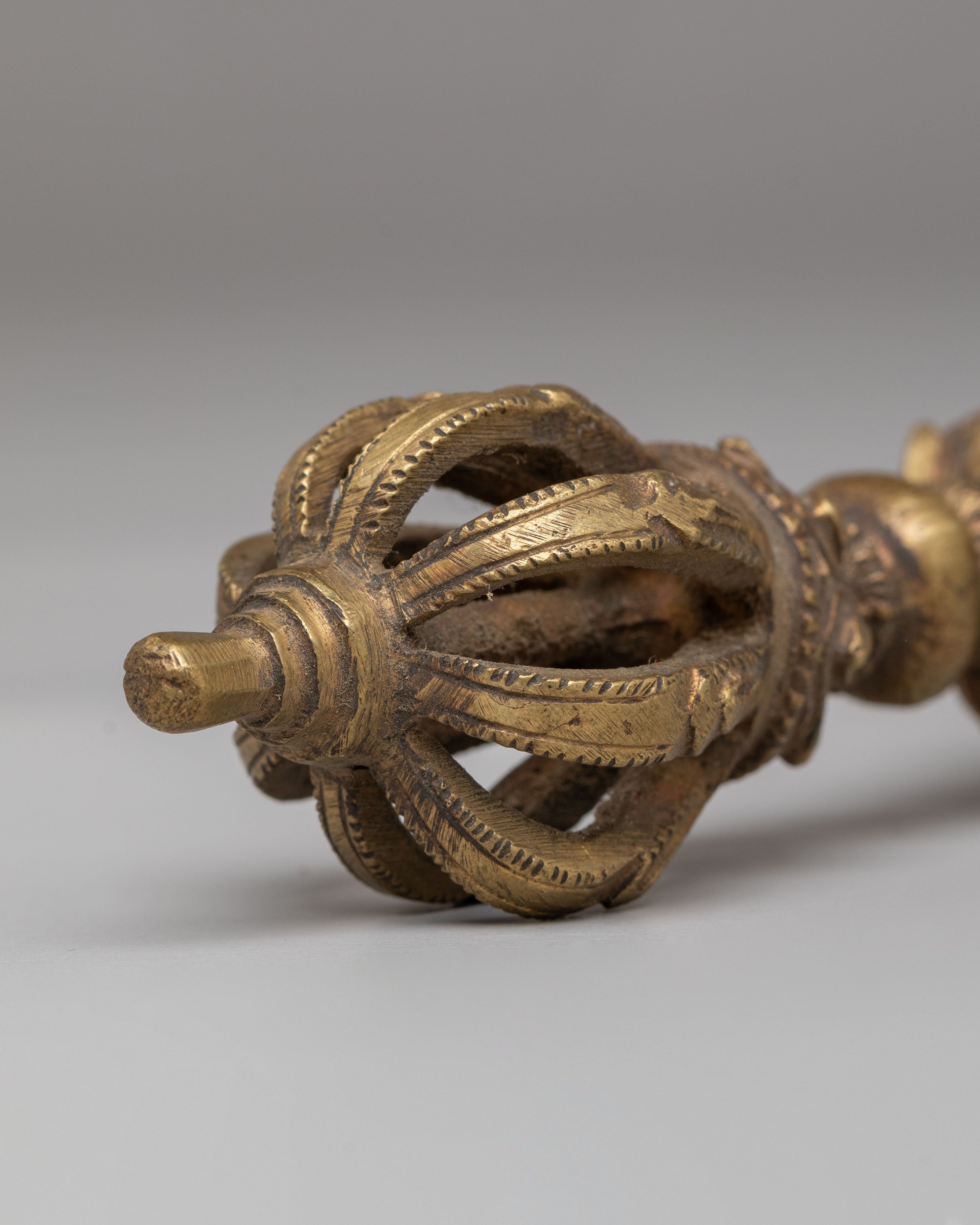 Himalayan Ceremonial Tibetan Vajra | Sacred Ritual Tool for Protection & Spiritual Balance