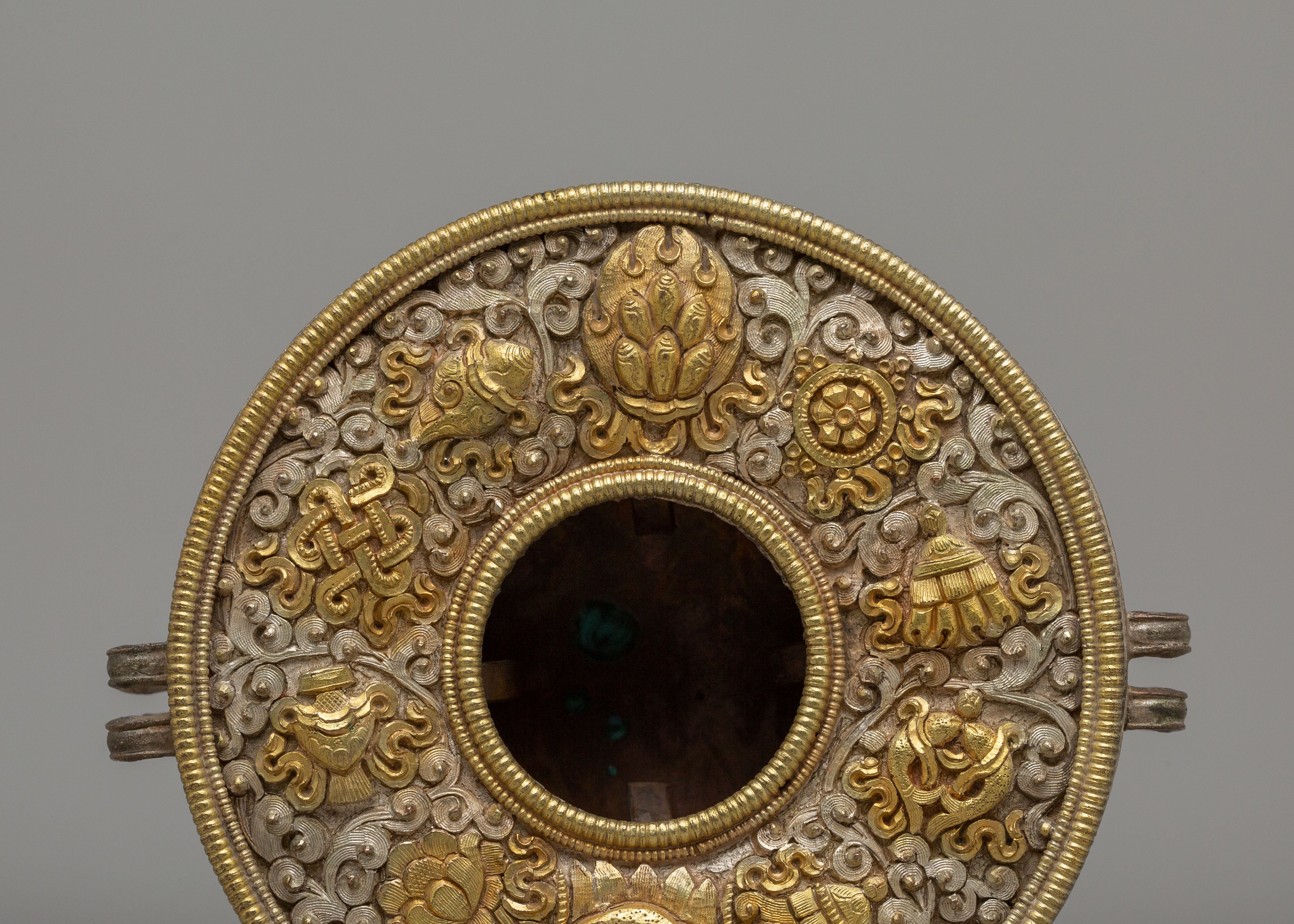 Traditional Tibetan Buddhist Ghau Box | Sacred Prayer Amulet