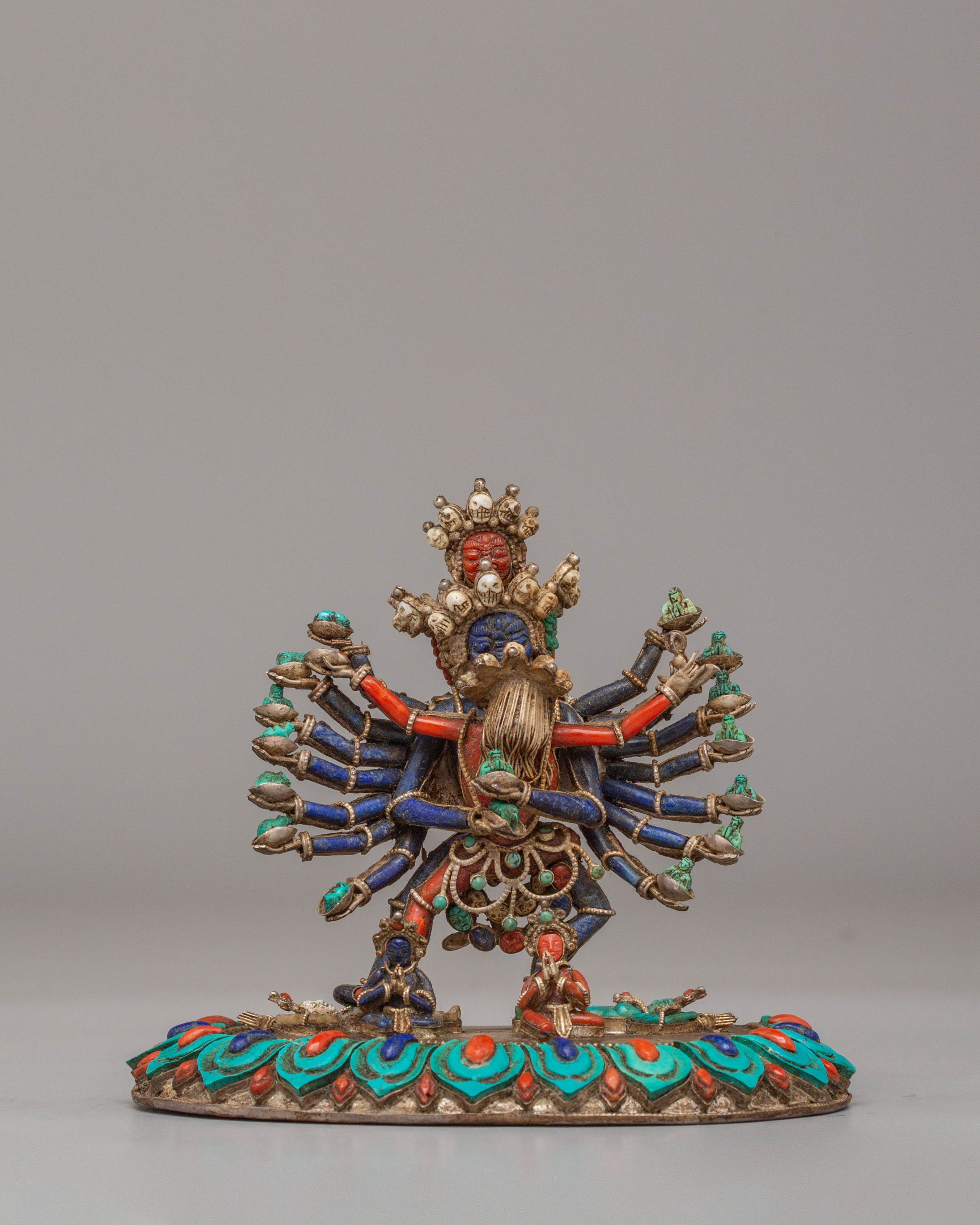 Buddhist Tantric Hevajra Statue | Symbol of Enlightened Union and Wisdom