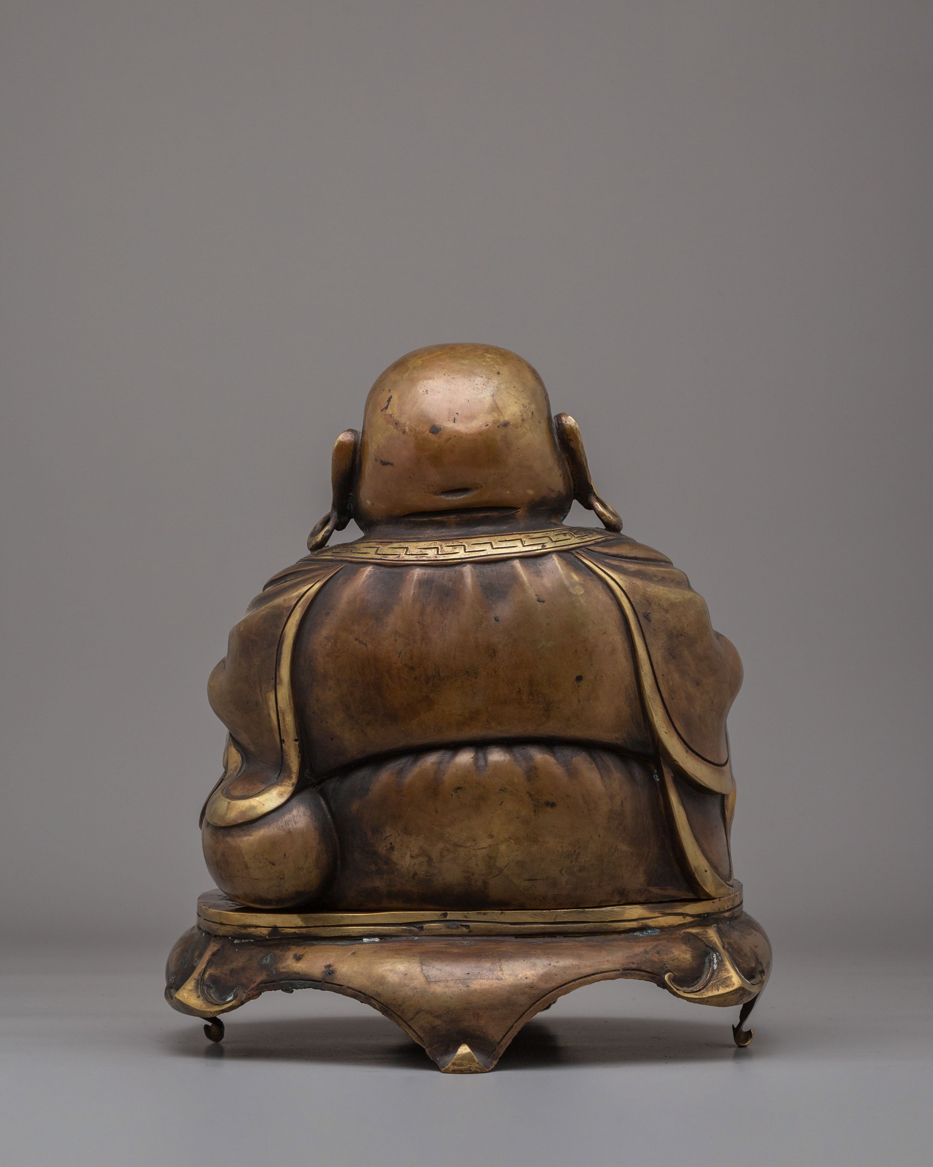 Handcrafted Laughing Buddha Incense Burner | Decorative Incense Burner for Meditation