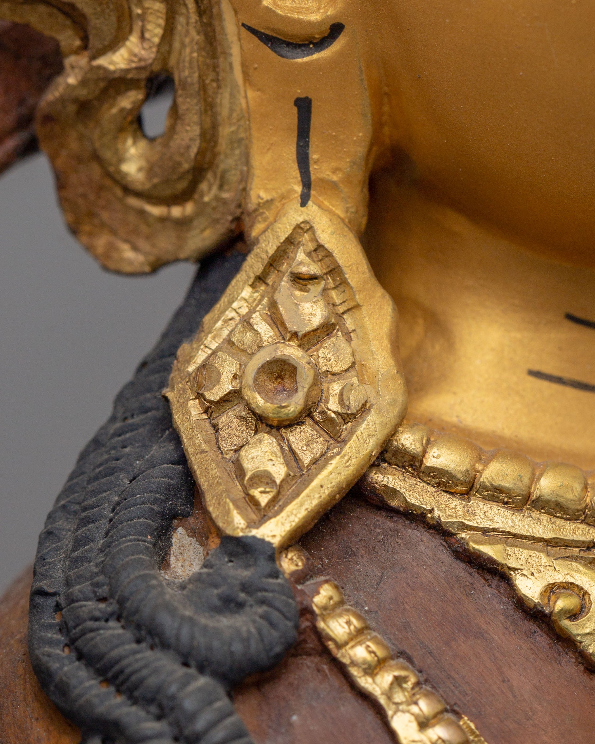 Chenresig Copper Handmade Statue | Traditional Tibetan Artwork