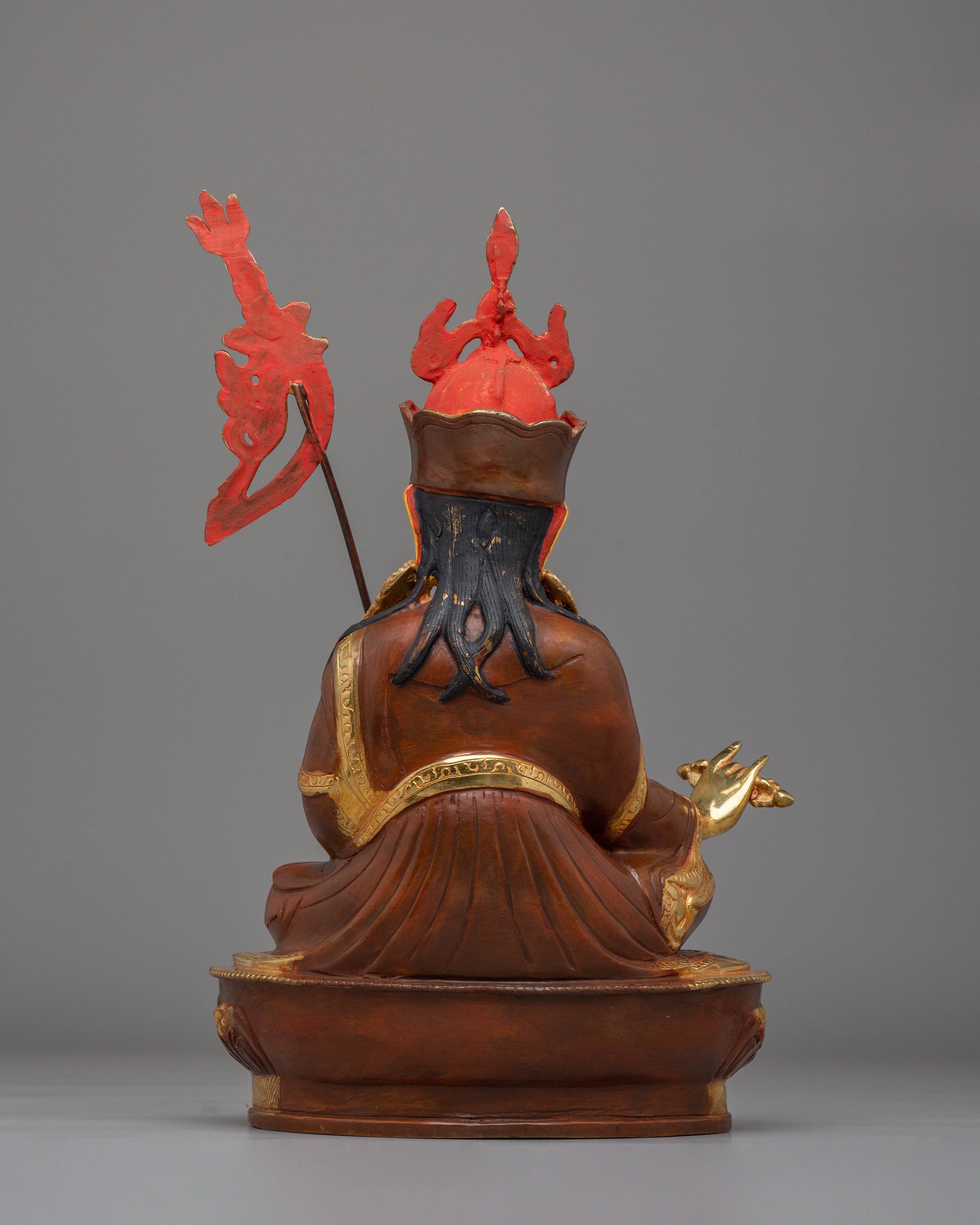 Handmade Golden Statue of Padmasambhava