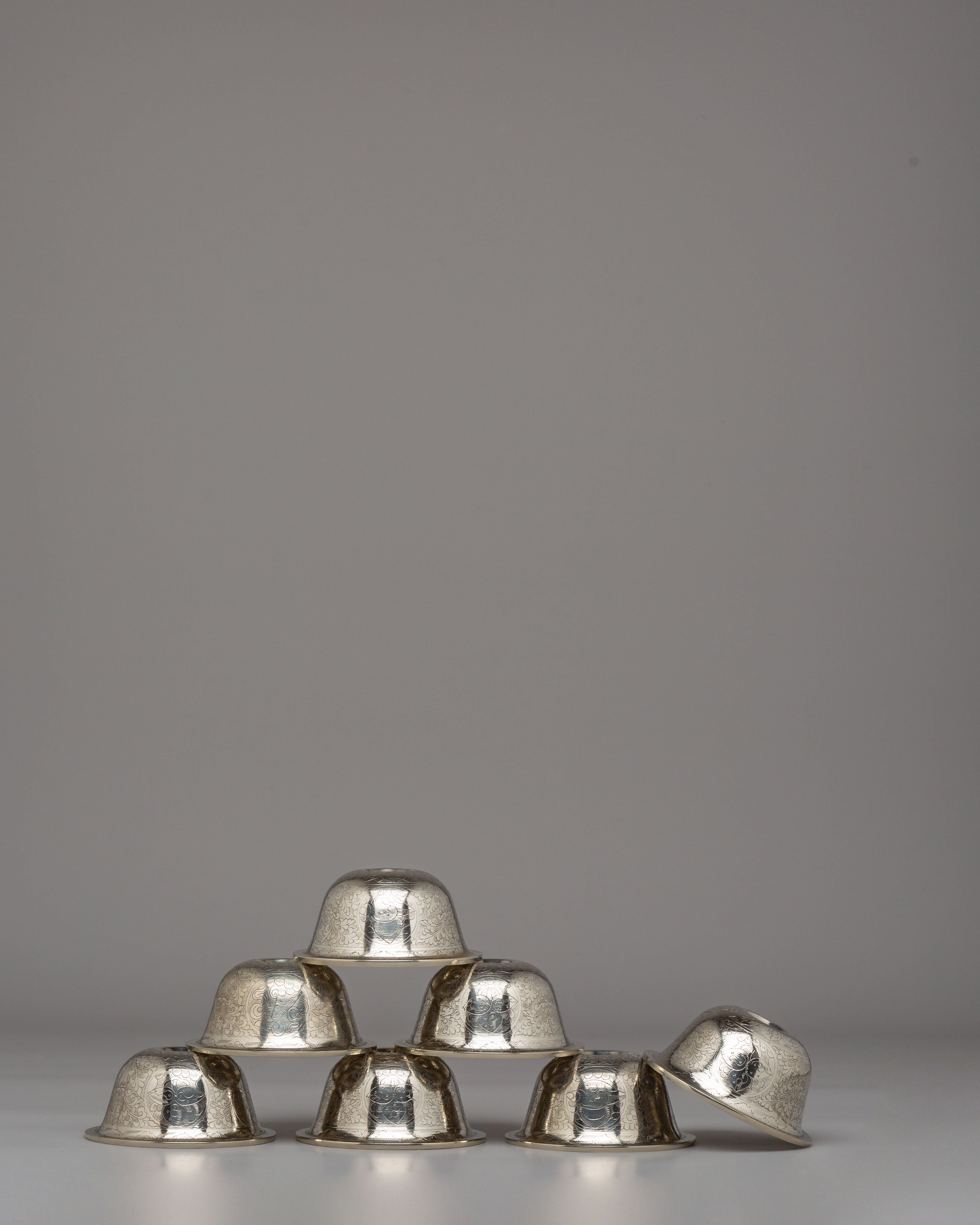 Spiritual Buddhist Offering Bowl Set | Meditation Altar Decor