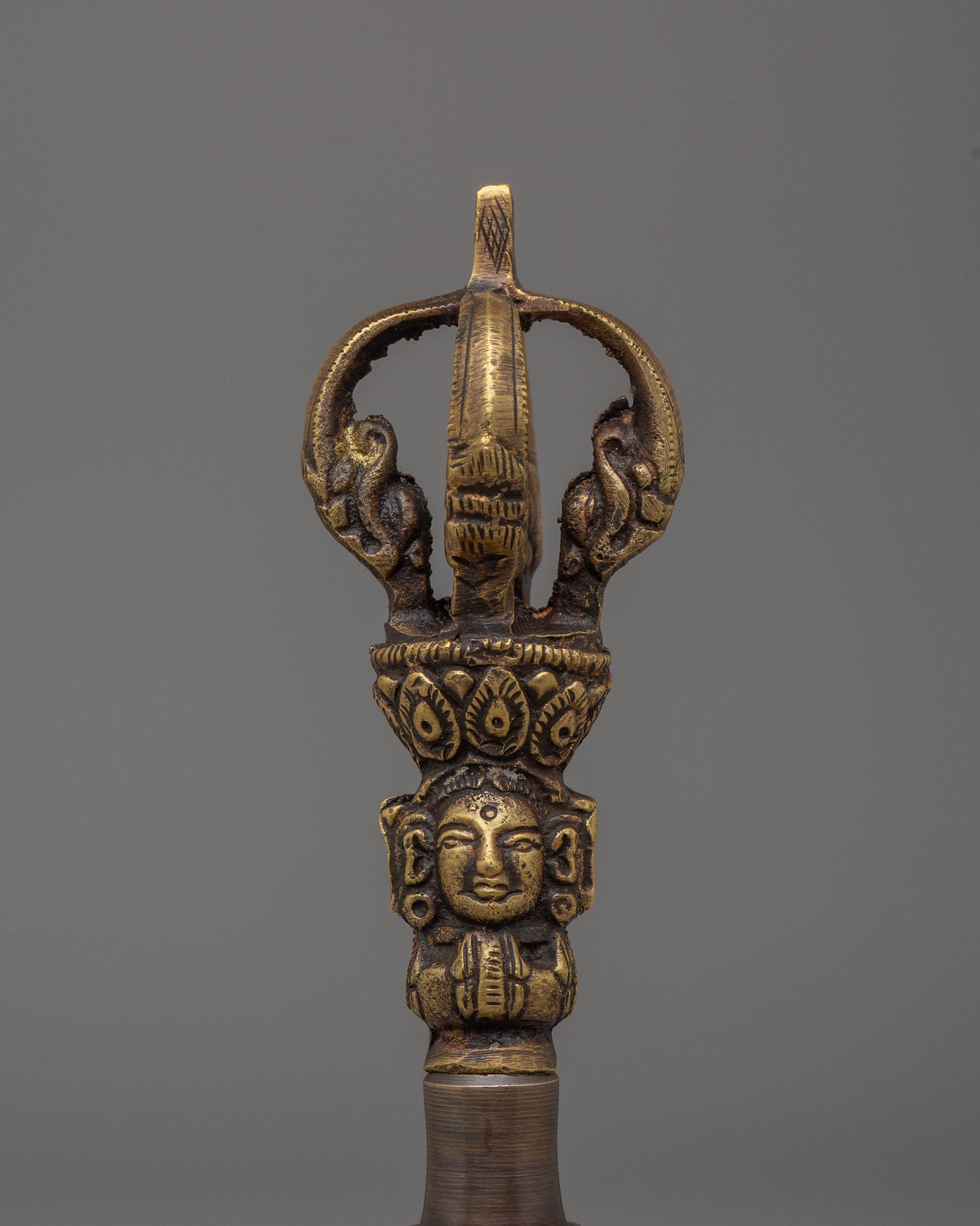Traditional Buddhist Vajra and Bell Set | Handcrafted Tibetan Ritual Tools