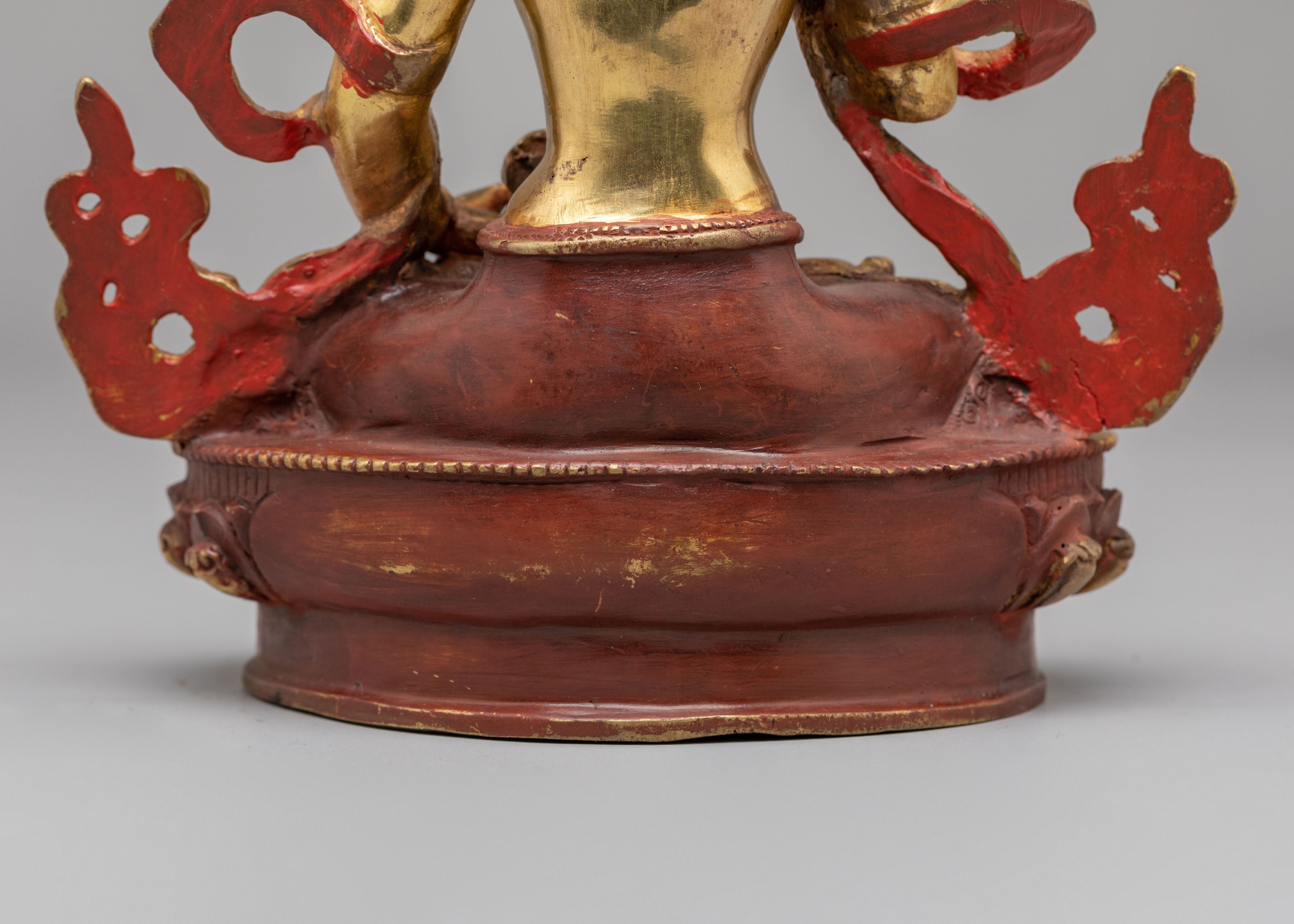 Buddhist Purification Vajrasattva Deity Statue | 24K Gold Plated Vajrasattva