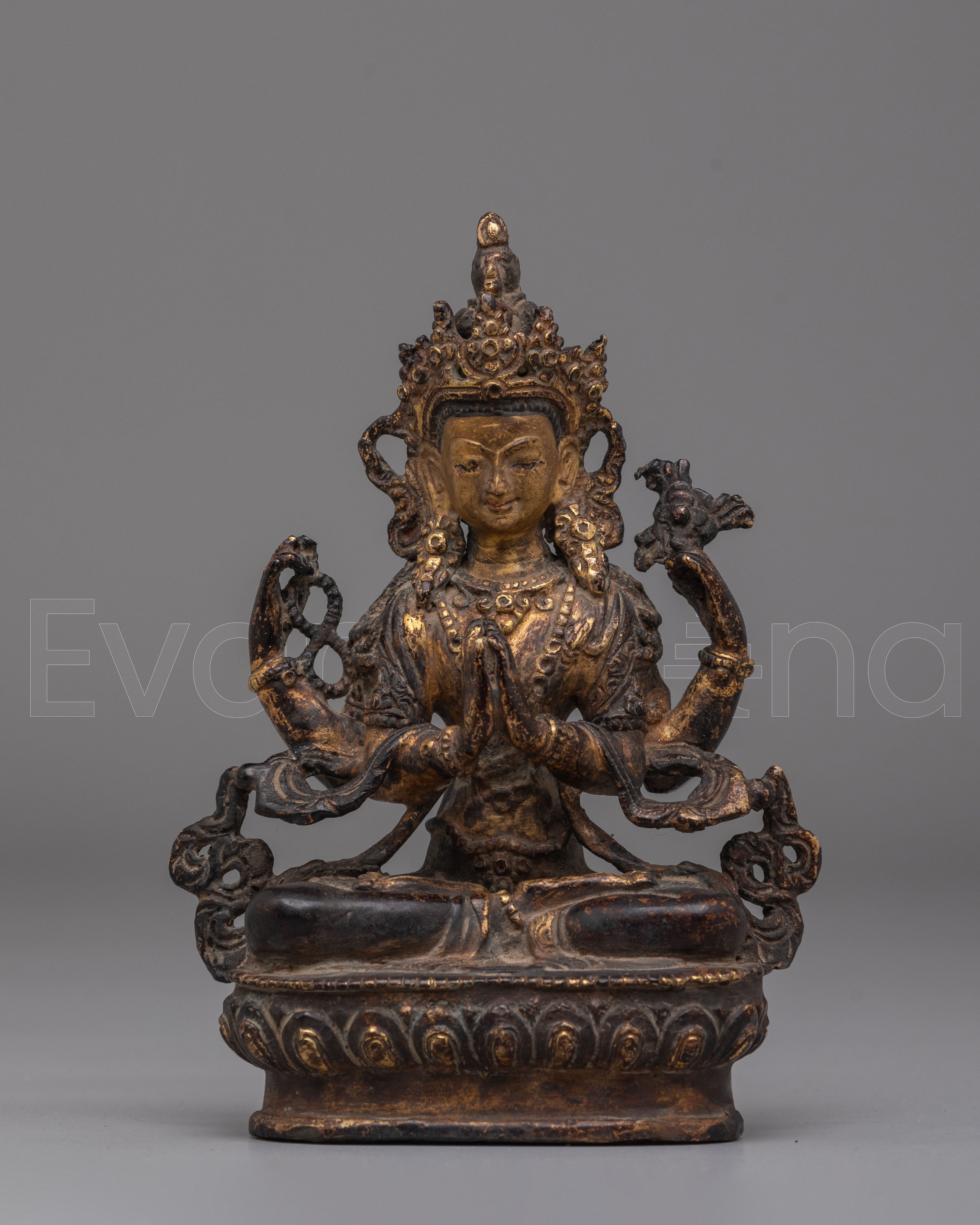 Chenrezig Compassion Deity Figurine