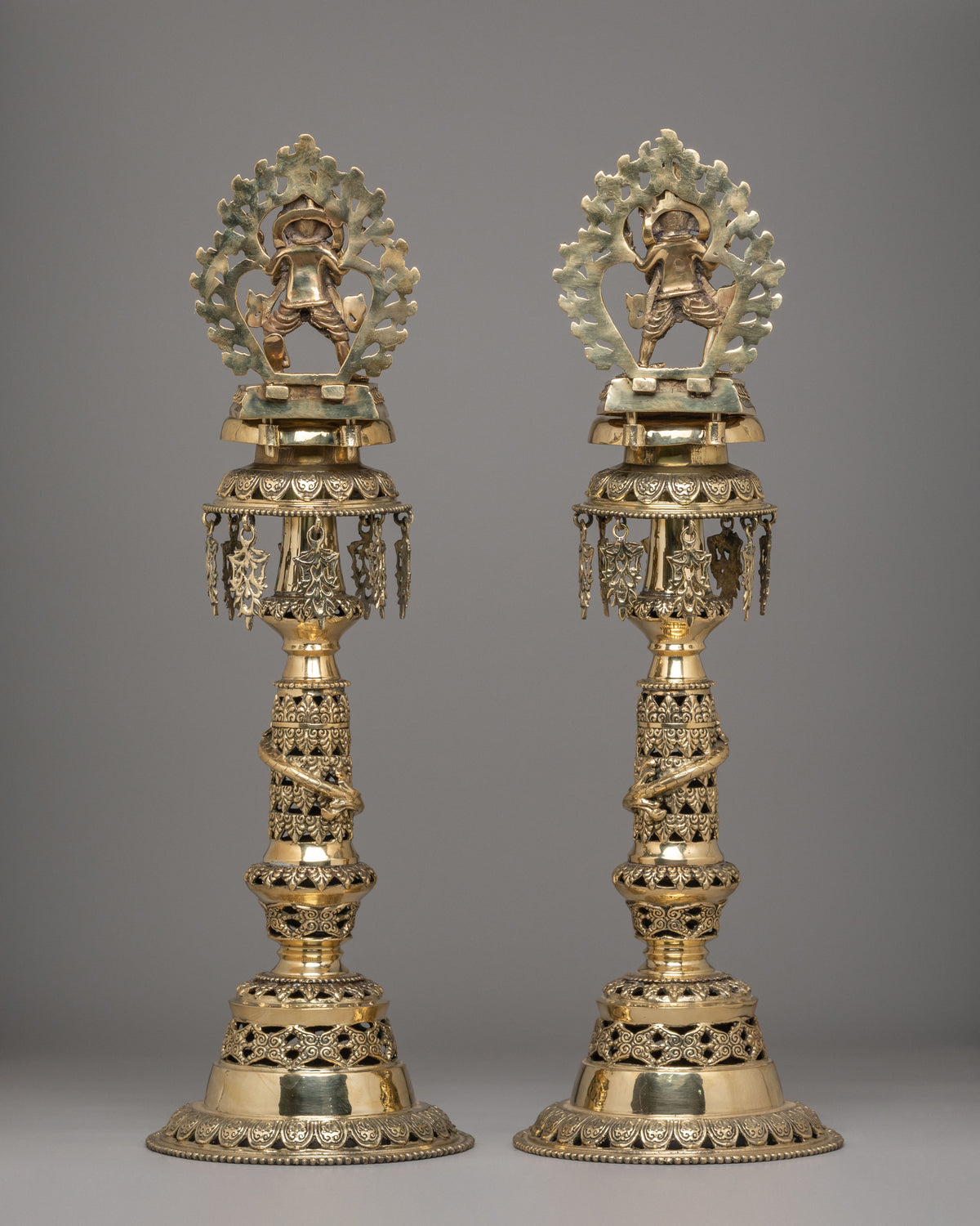 Divine Oil Lamp Set | For Meditation and Spiritual Decor