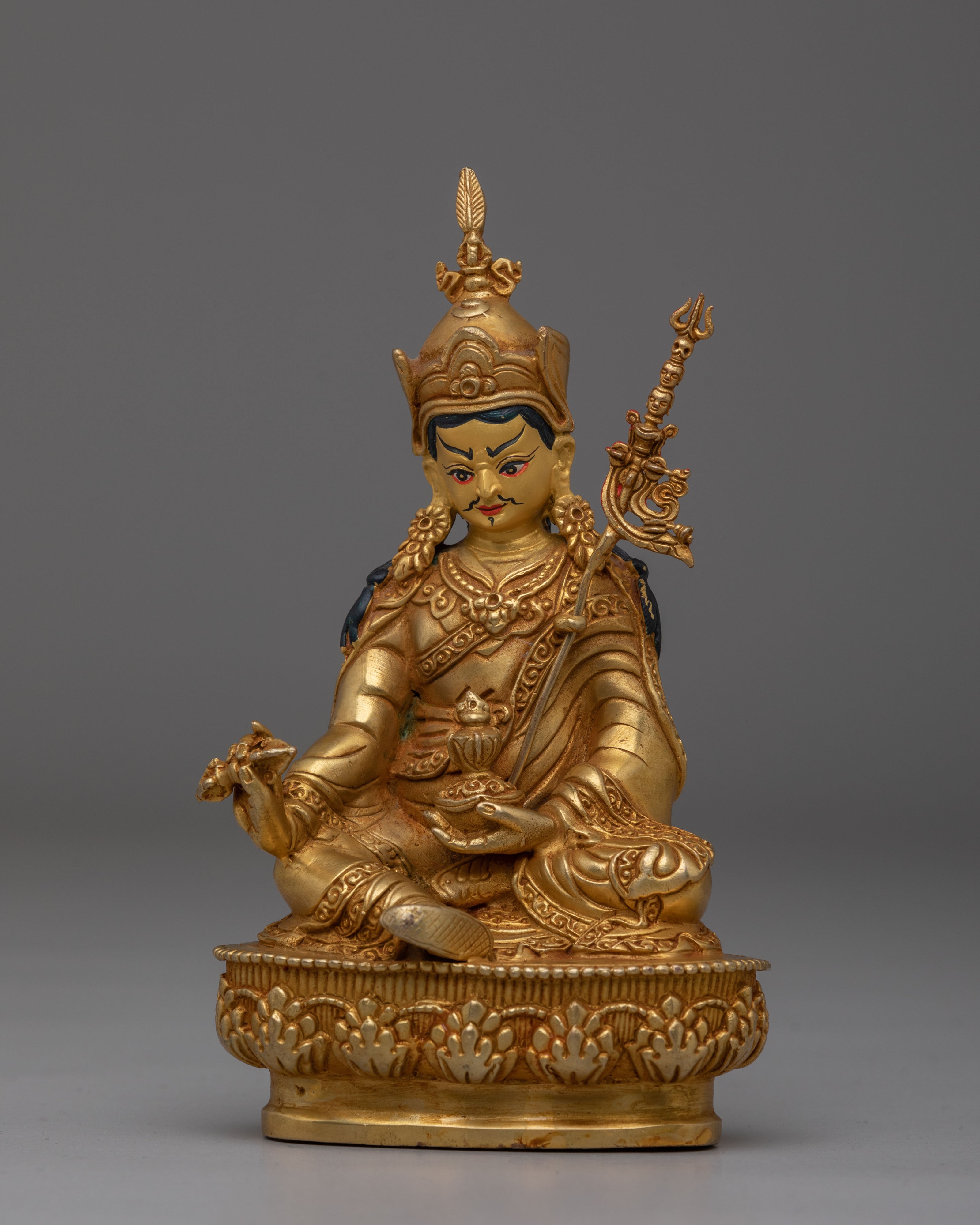 Handcrafted Guru Rinpoche Buddhist Statue
