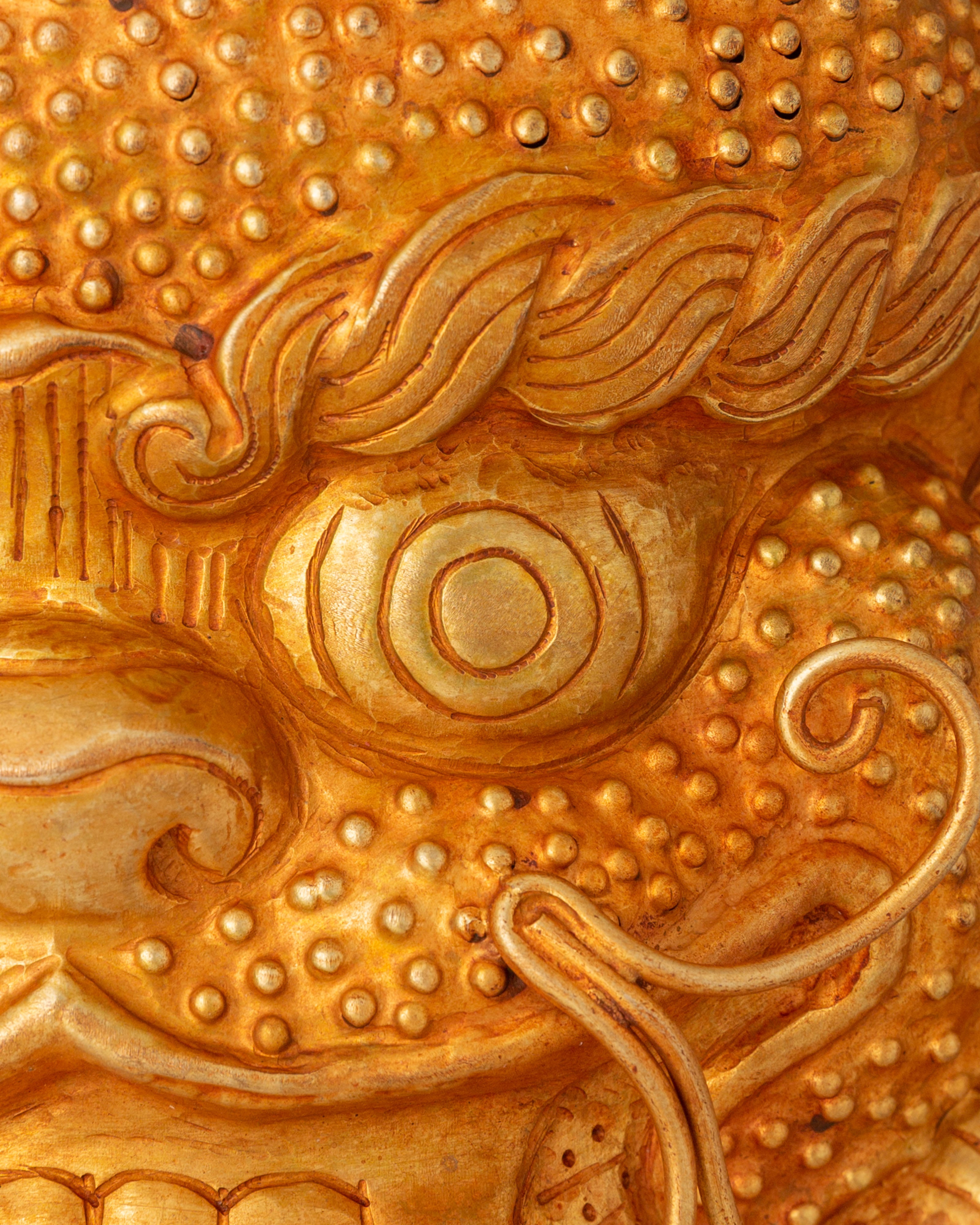 Decorative Chhepu Wall Hanging  | Symbol of Protection and Blessings
