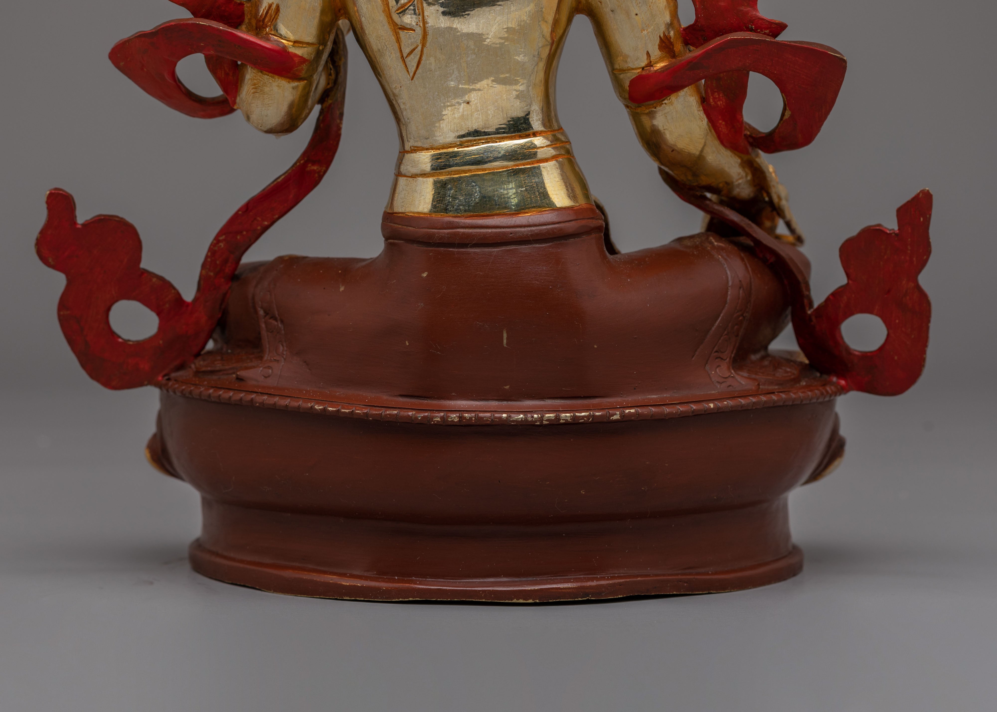 Sacred Green Tara Copper Statue | Himalayan Art