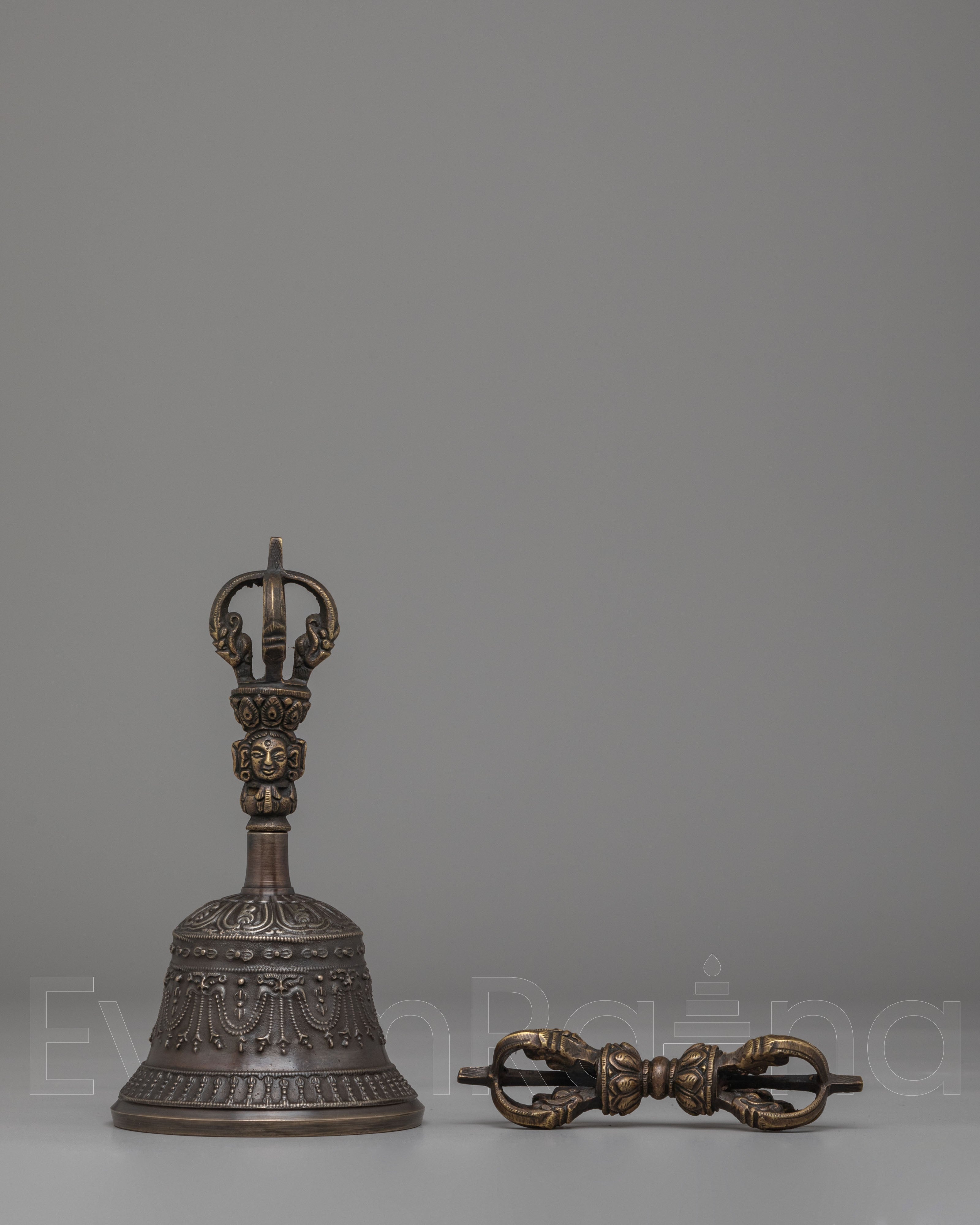 Vajra and Bell Set for Ritual | Tibetan Meditation Tools