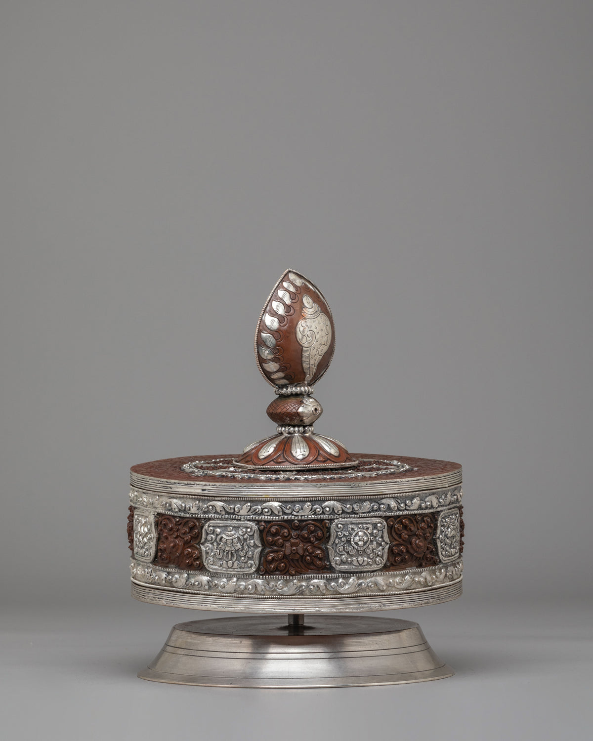 Handmade Buddhist Ritual Prayer Wheel | Tibetan Meditation & Ritual Tool
