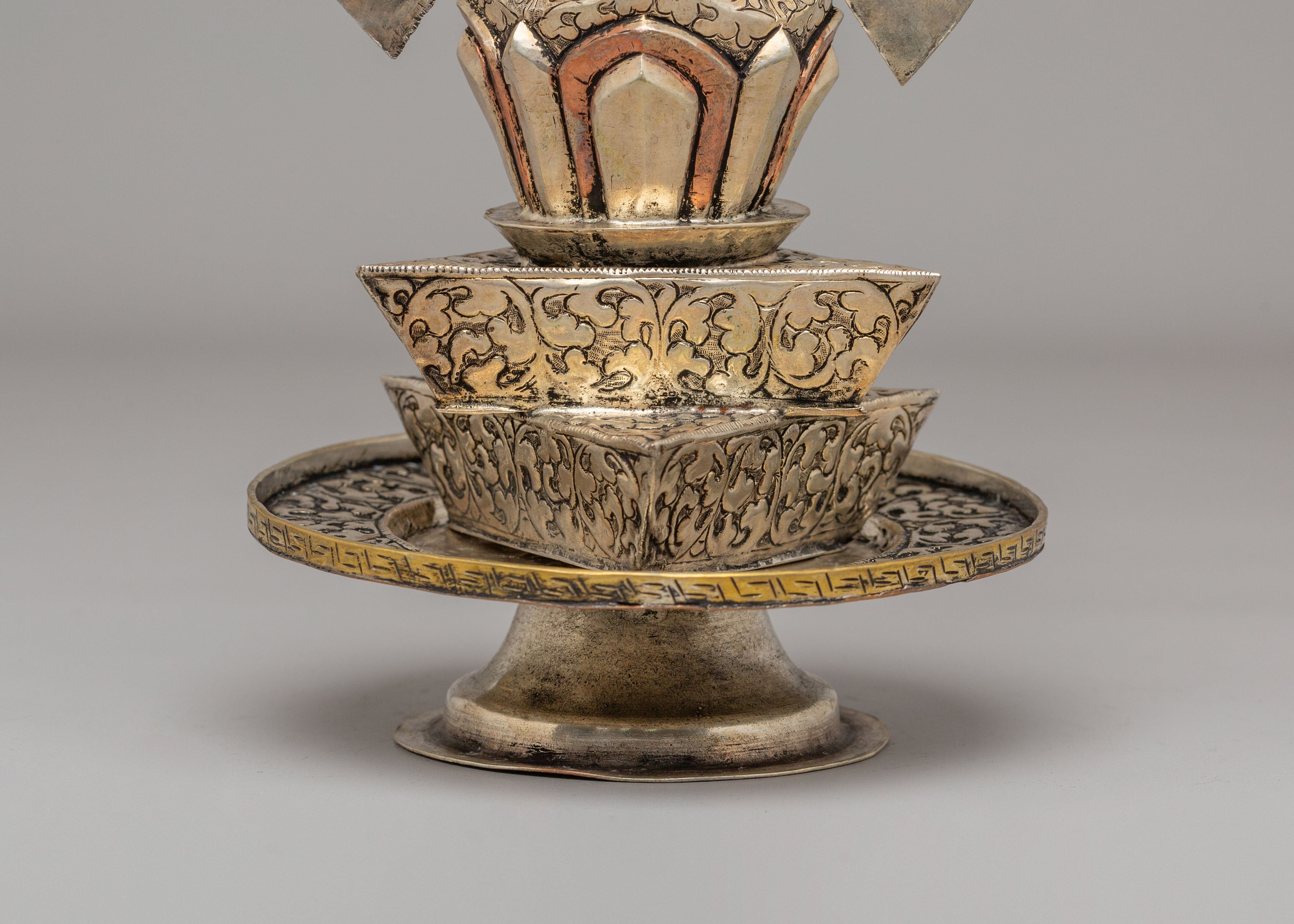 Tibetan Serkyem for Altar Rituals | Offering Vessels for Ritual Ceremonies