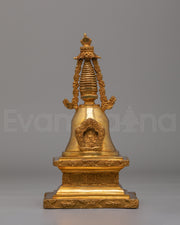 Tibetan Altar Parinirvana Stupa