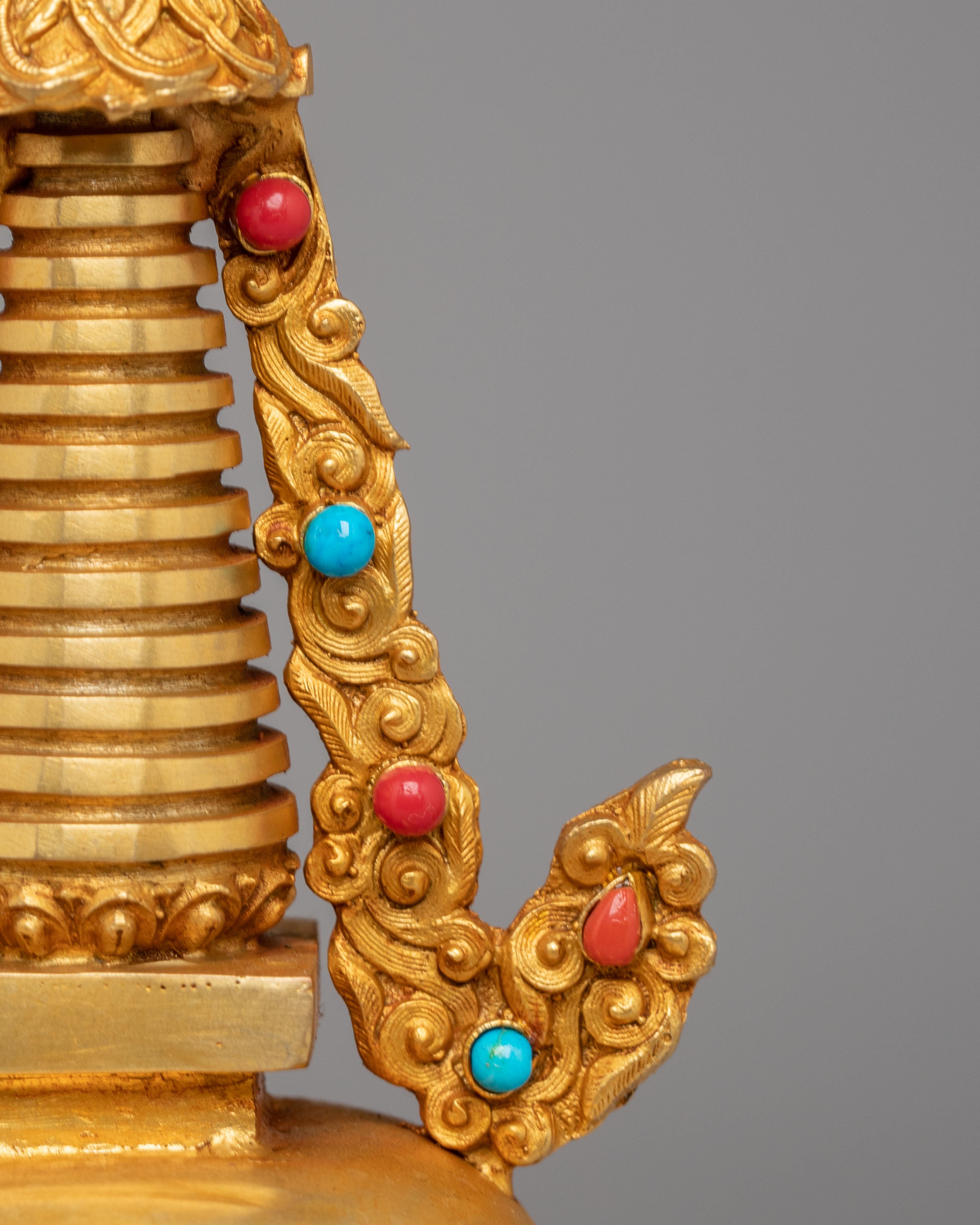 Vajrayana Altar Parinirvana Stupa | Symbol of Enlightened Mindfulness
