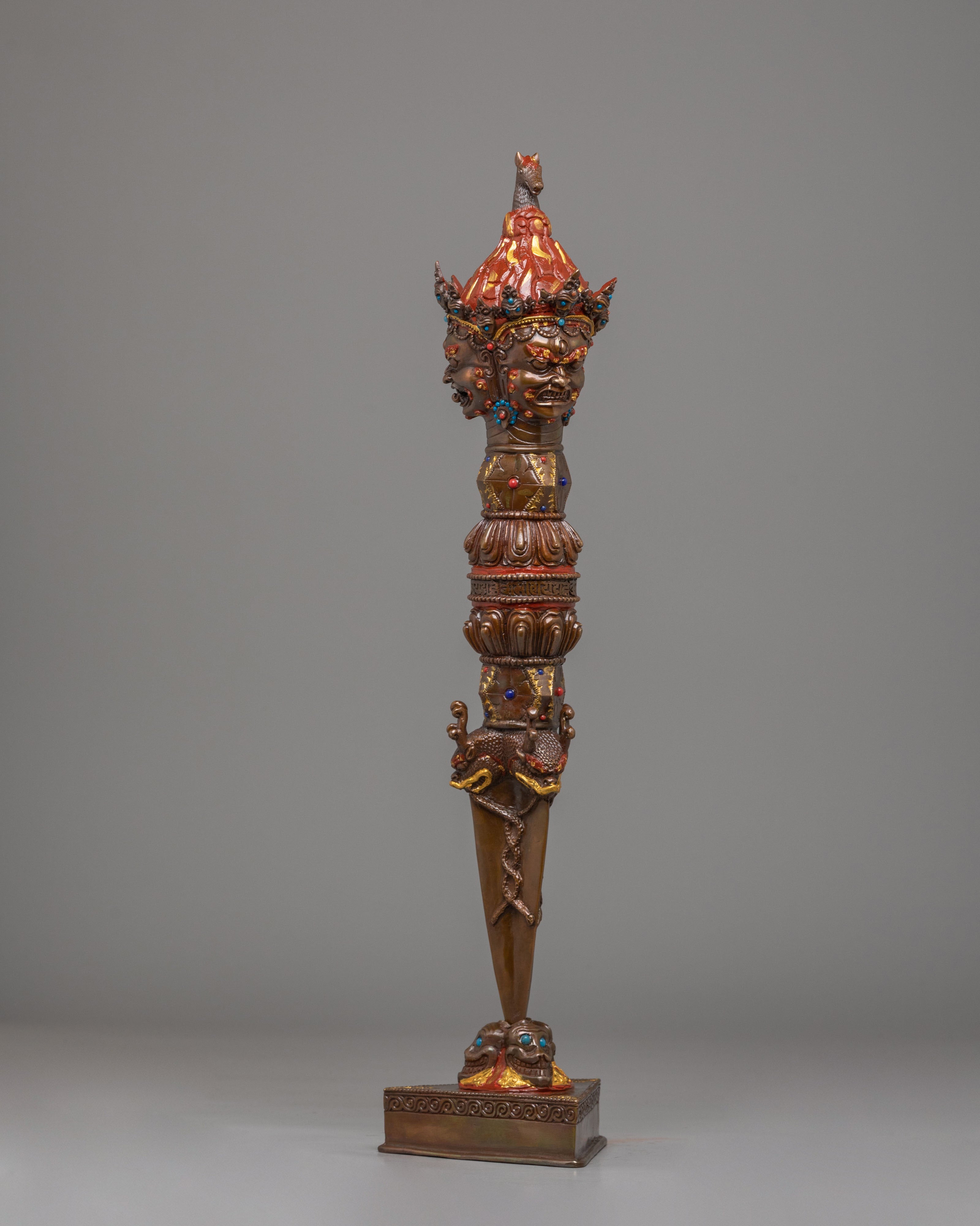 Traditional Phurba Ritual Dagger | Handmade Vajra Dagger for Spiritual Protection
