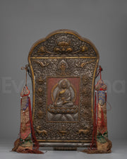 Shakyamuni Buddha Metal Thangka
