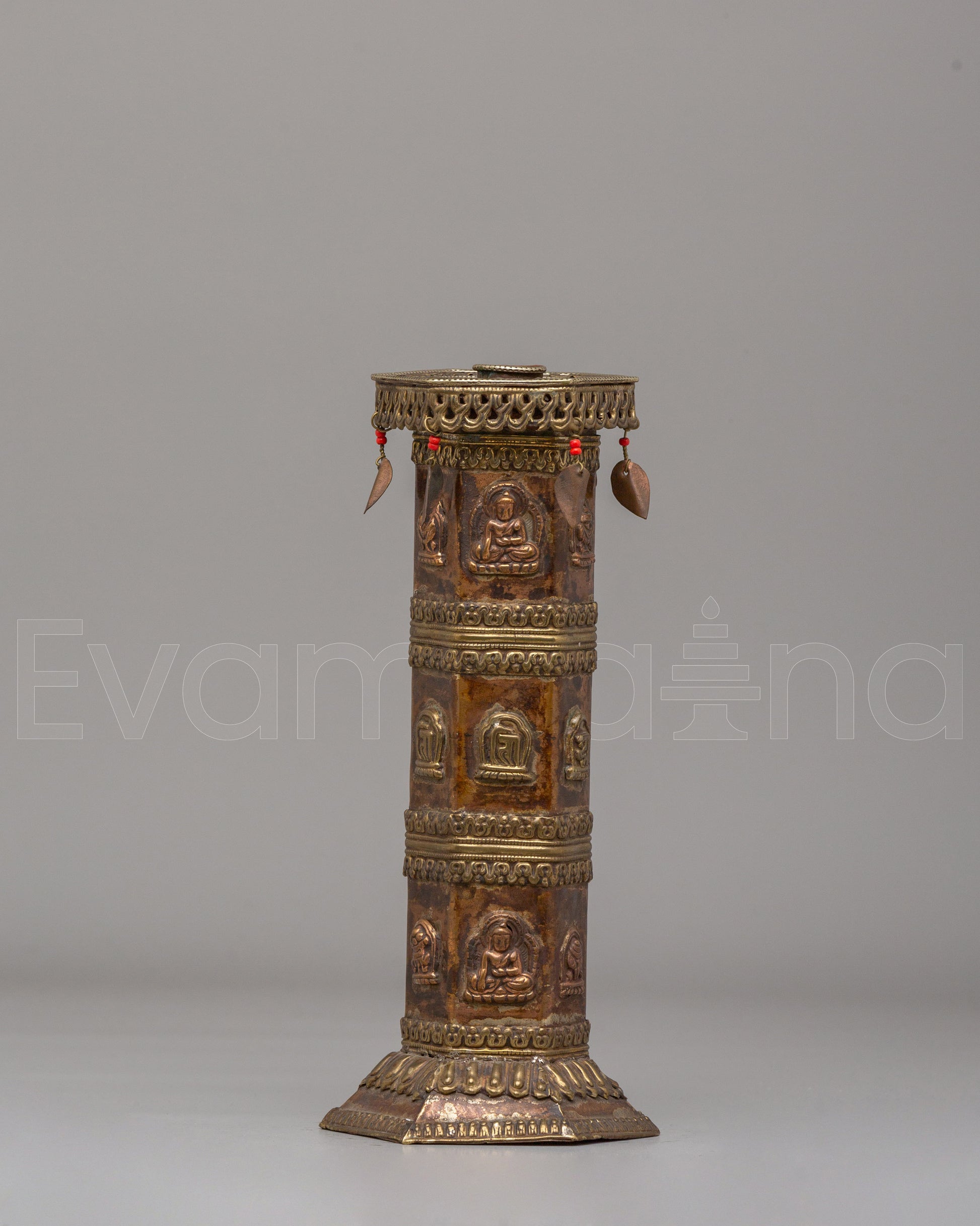 Sacred Buddhist Relief Incense Burner