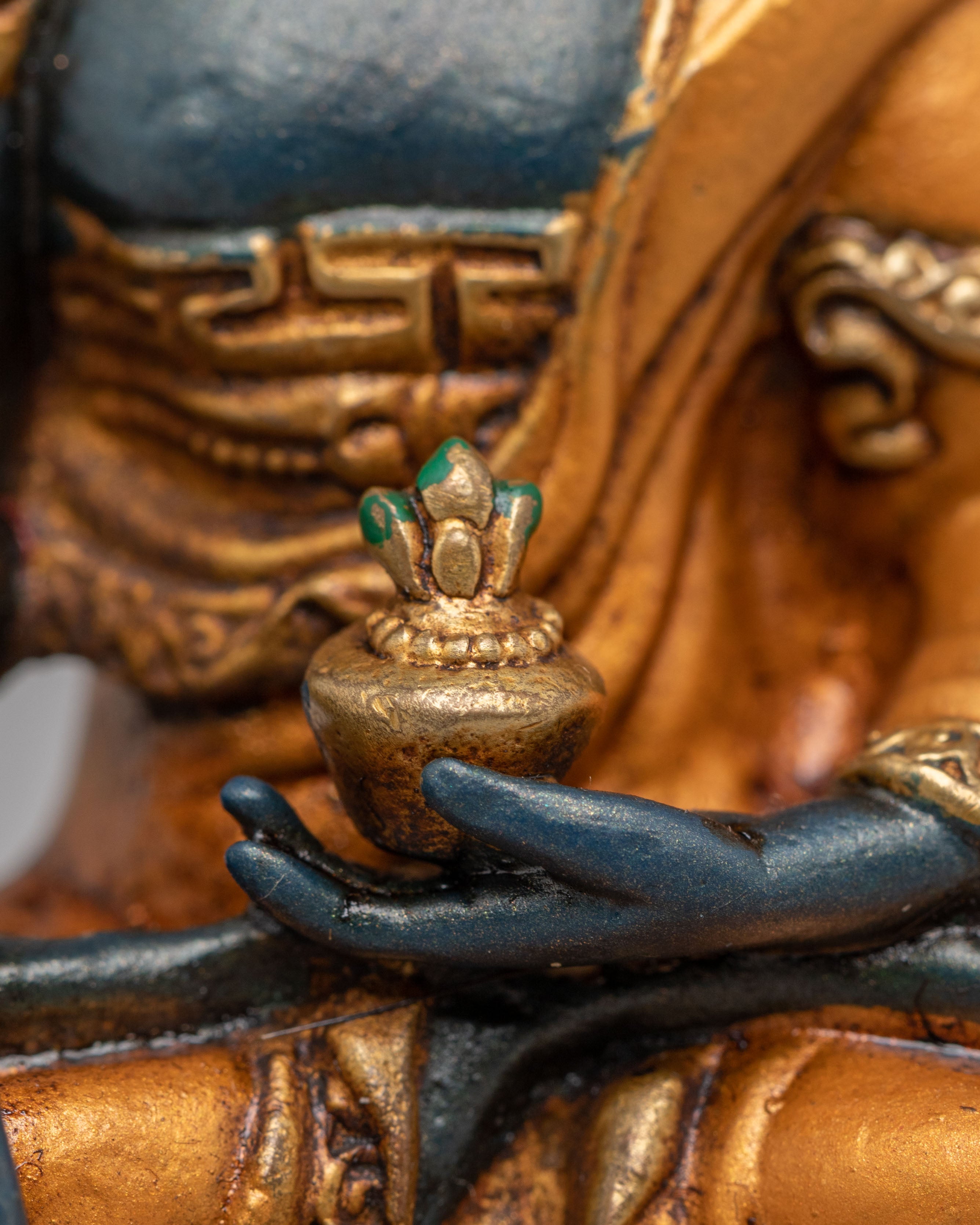 Ceremonial Medicine Buddha Statue | Spiritual Decor