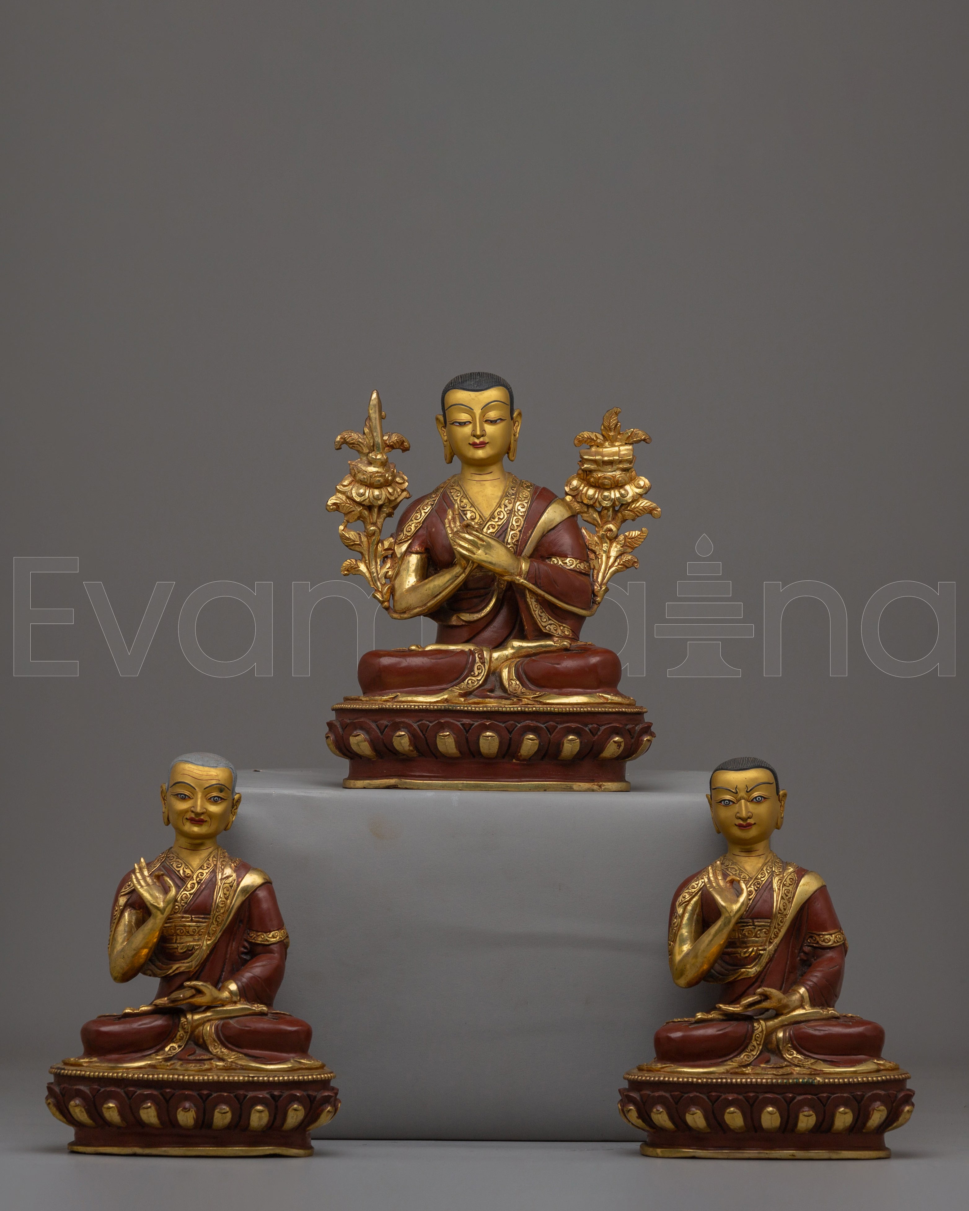 Tsongkhapa Set Statue 