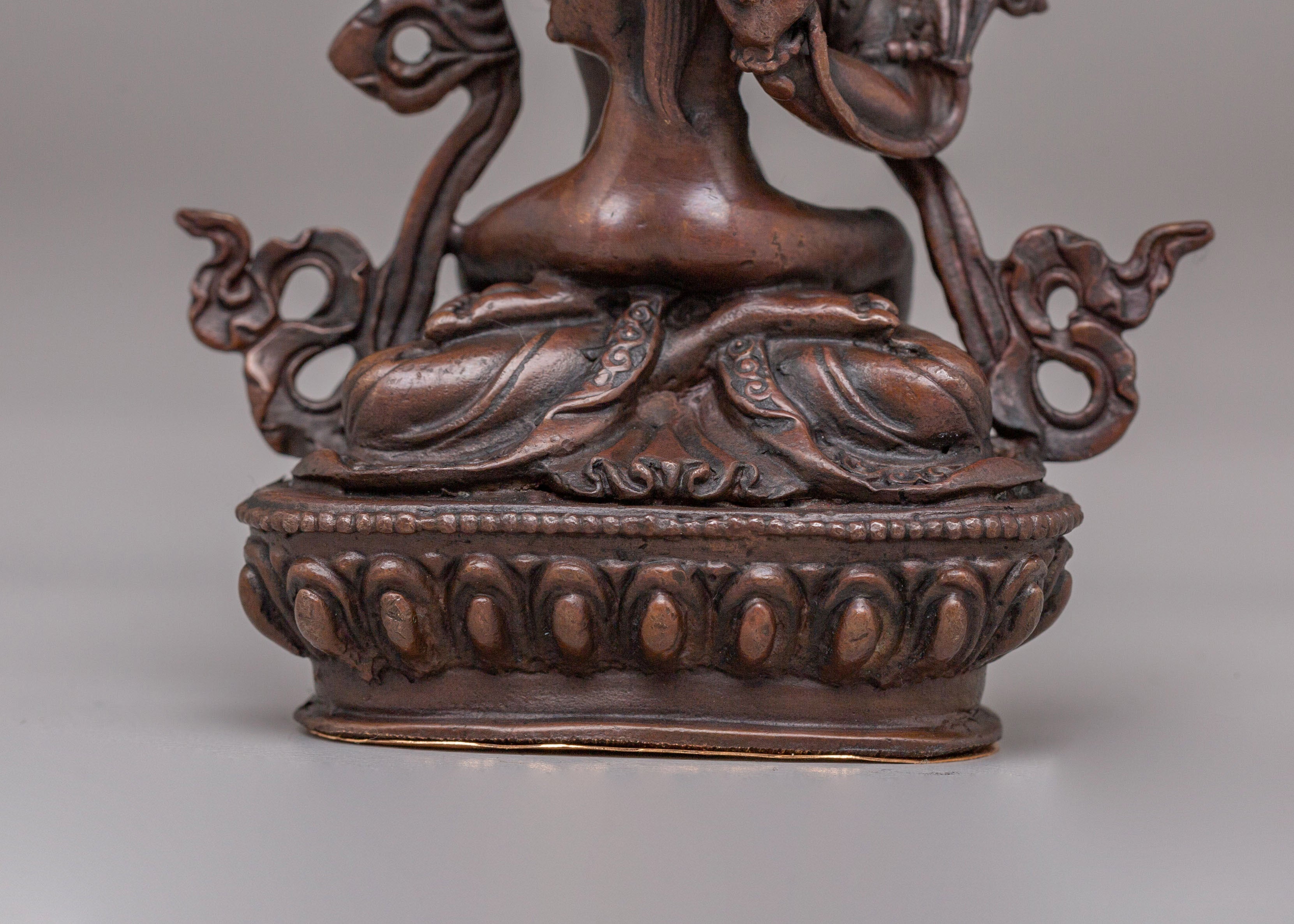 Manjushri With Consort Sculpture | Symbol of Wisdom