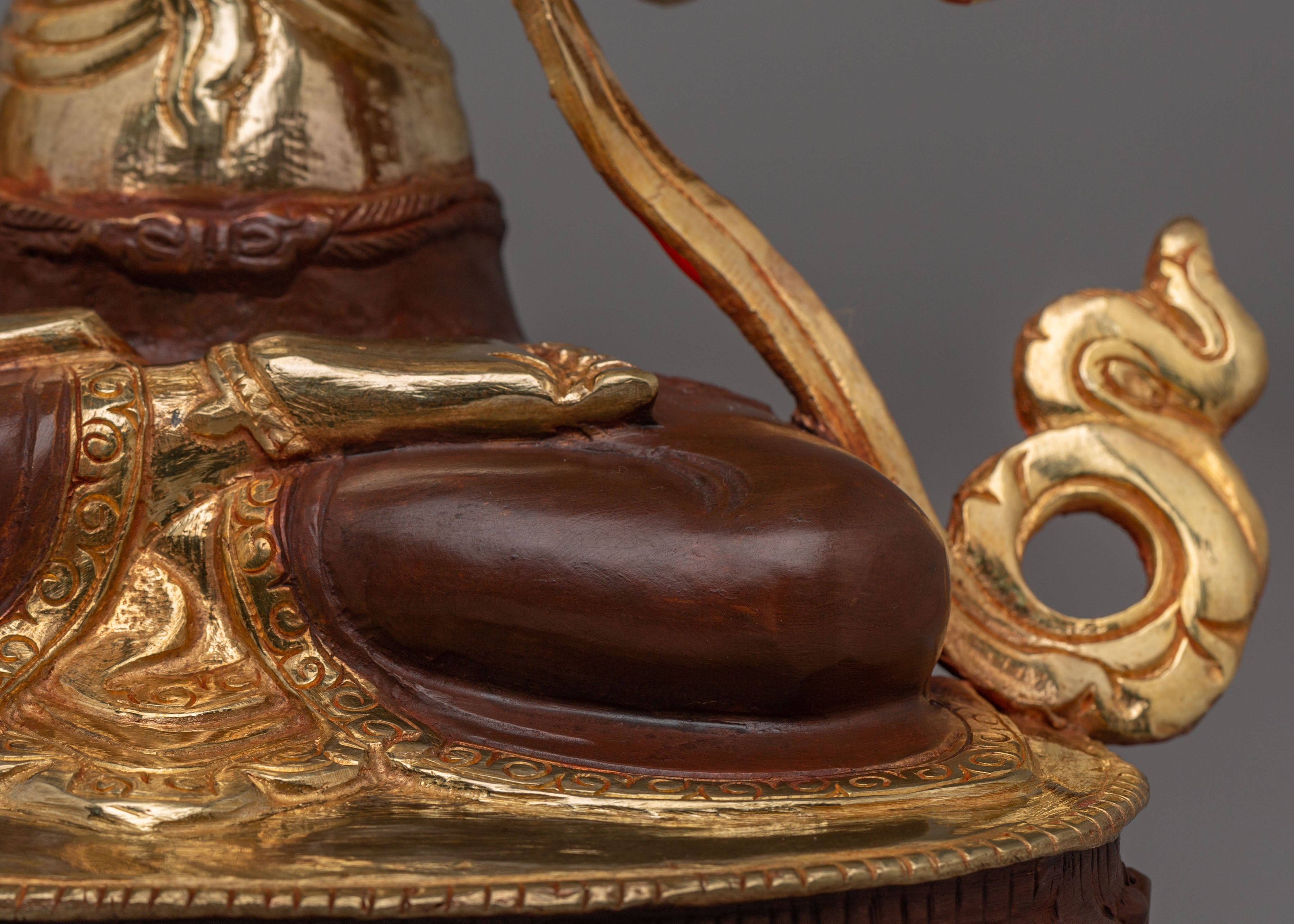 Traditional Manjushri Wisdom Deity Statue | Handcrafted Artwork for Spiritual Harmony