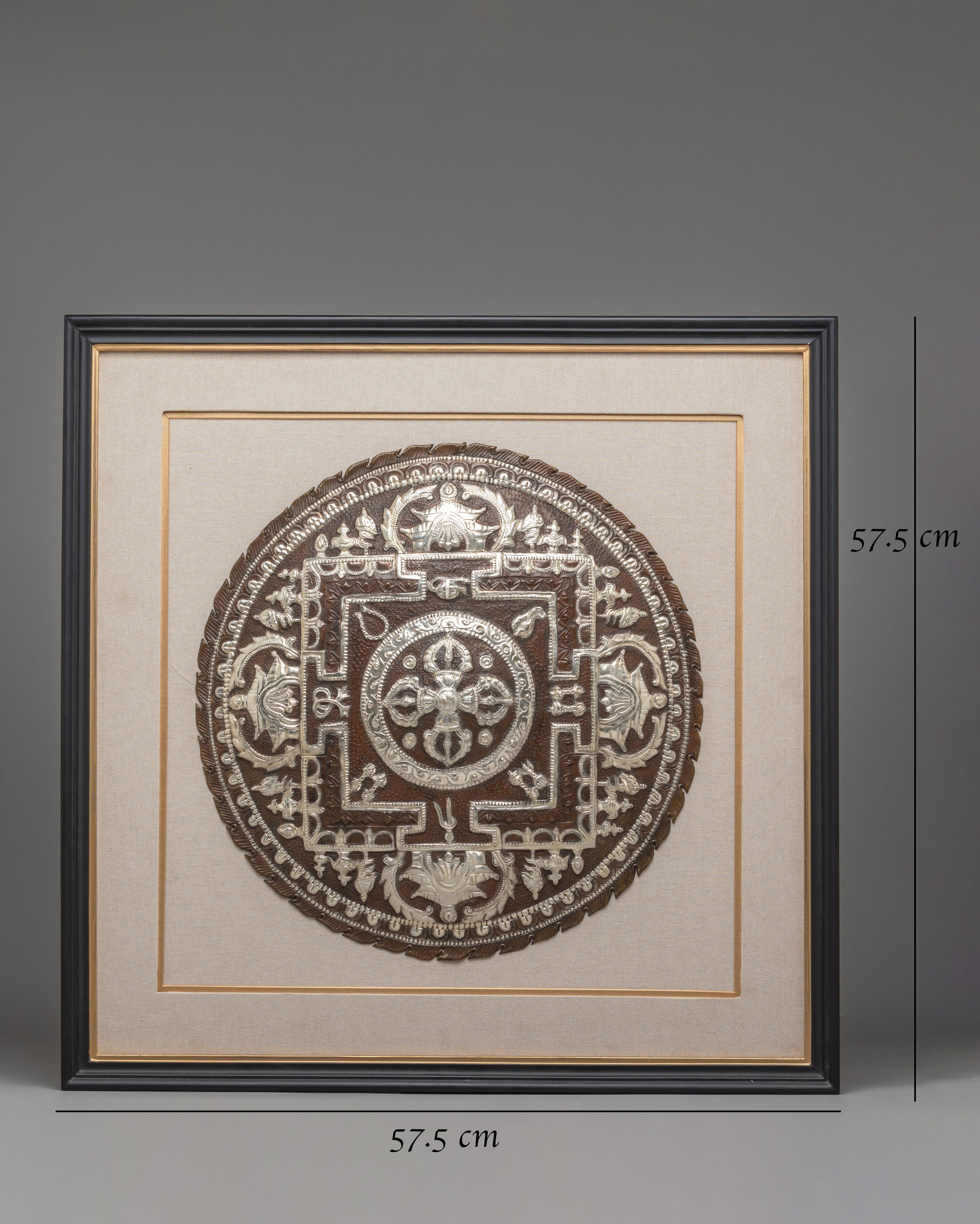 Traditional Altar Mandala Wall Hanging | Tibetan Decor for Meditation