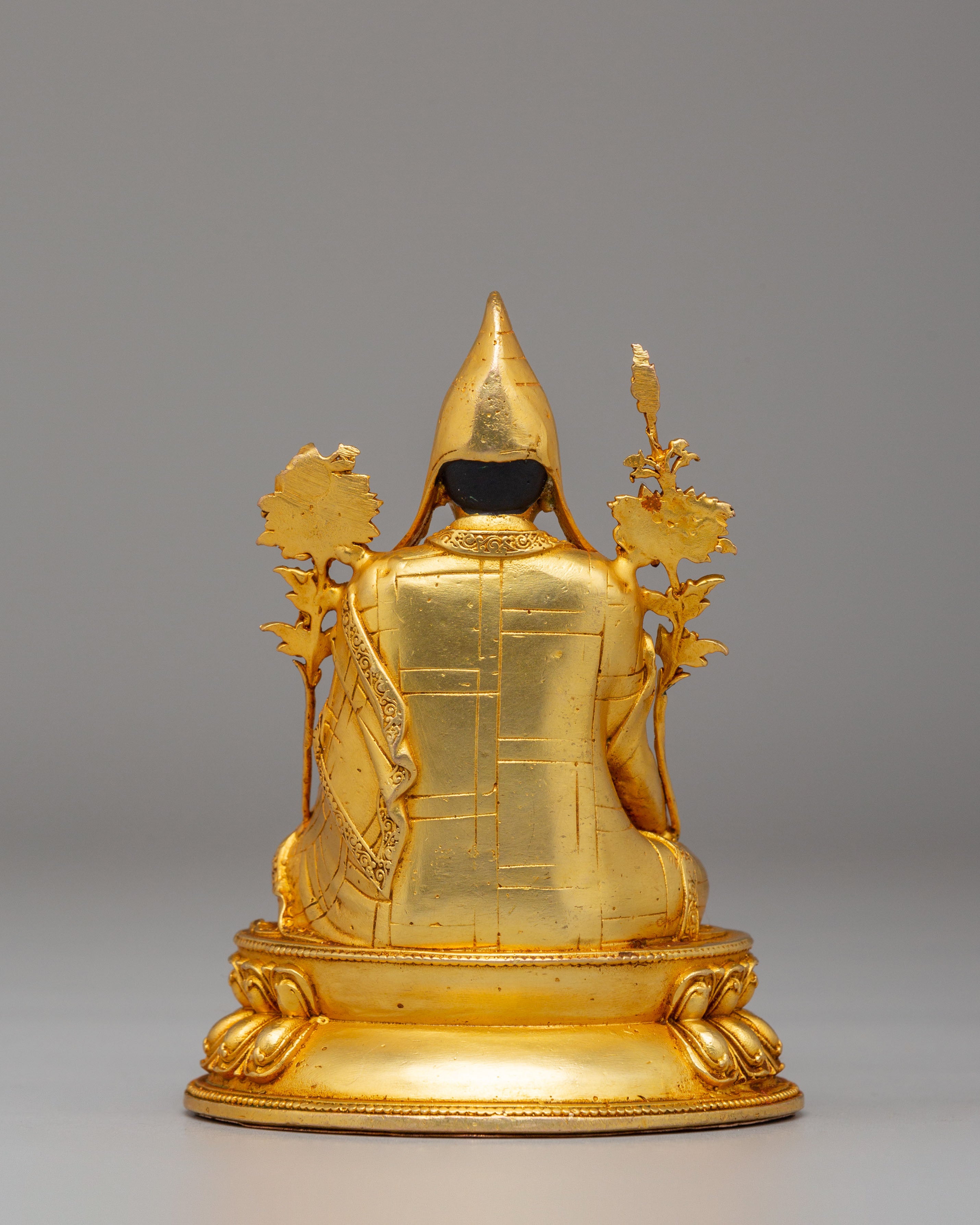 Tibetan Longchenpa Statue | Sacred Buddhist Altar Sculpture