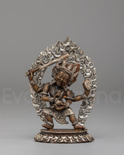 Four Armed Mahakala Statue