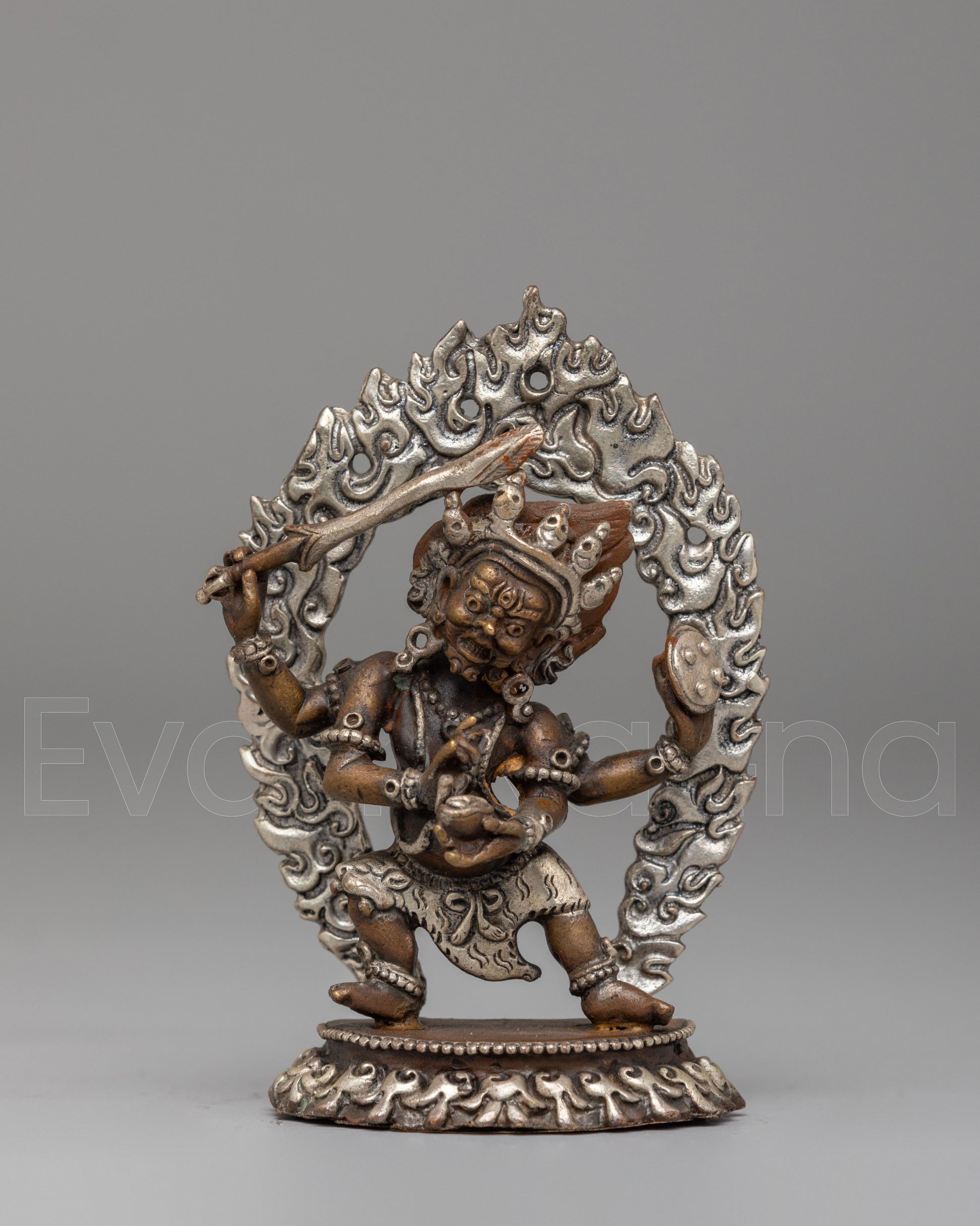 Four Armed Mahakala Statue