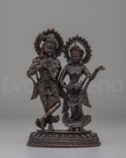 Sacred Radha Krishna Sculpture