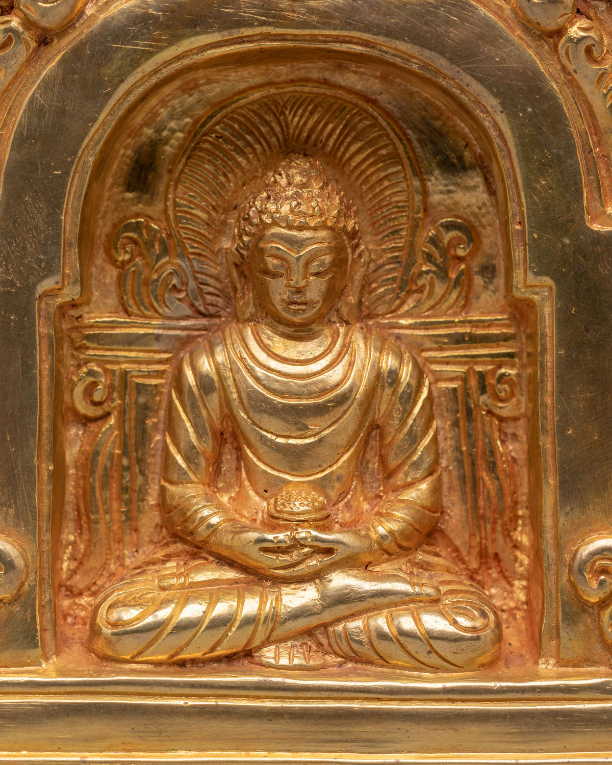 Buddha Of infinite Light Statue | Buddhist Sculpture with Gemstone