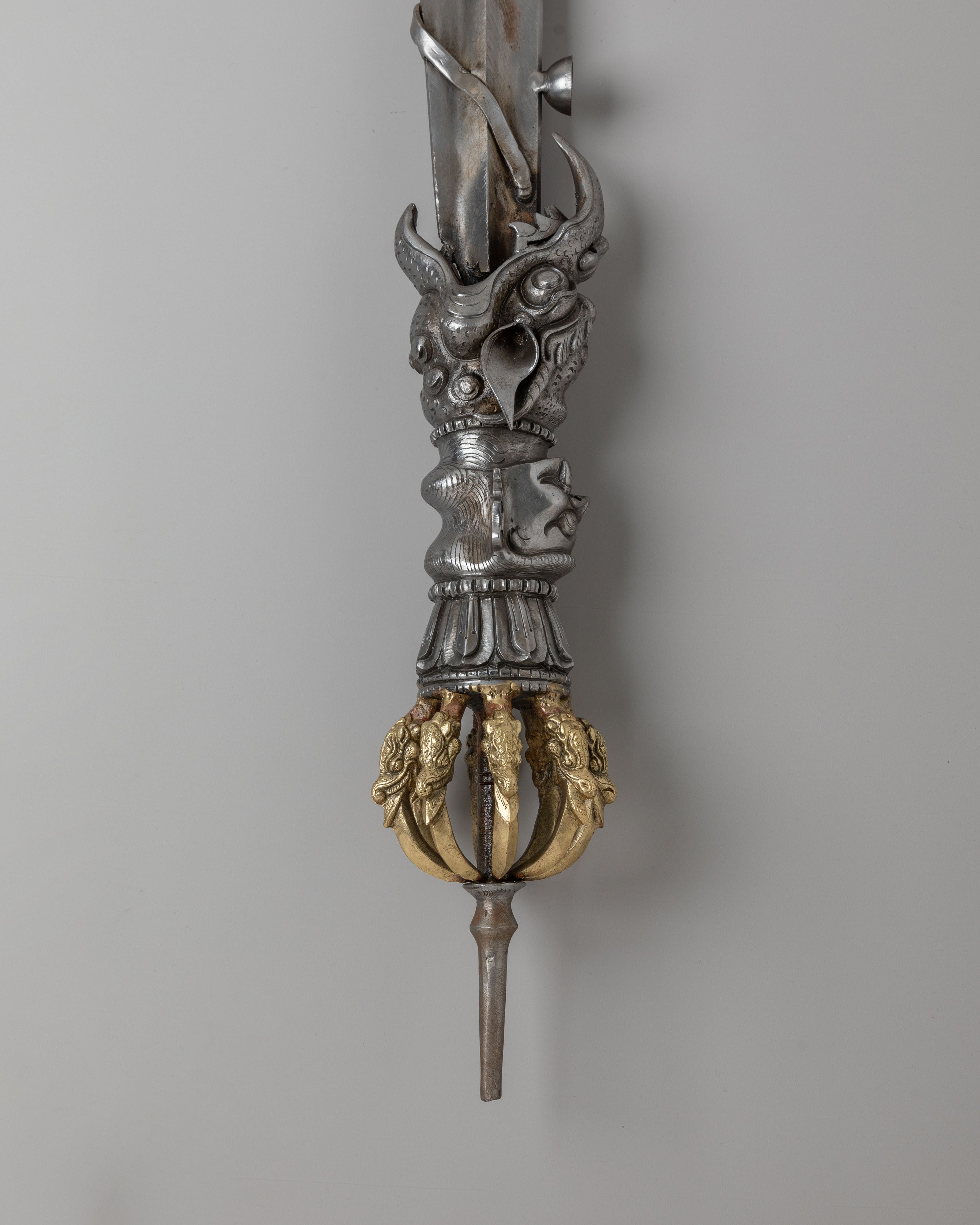 Himalayan Ceremonial Sword Artifact | Tibetan Ritual Dagger