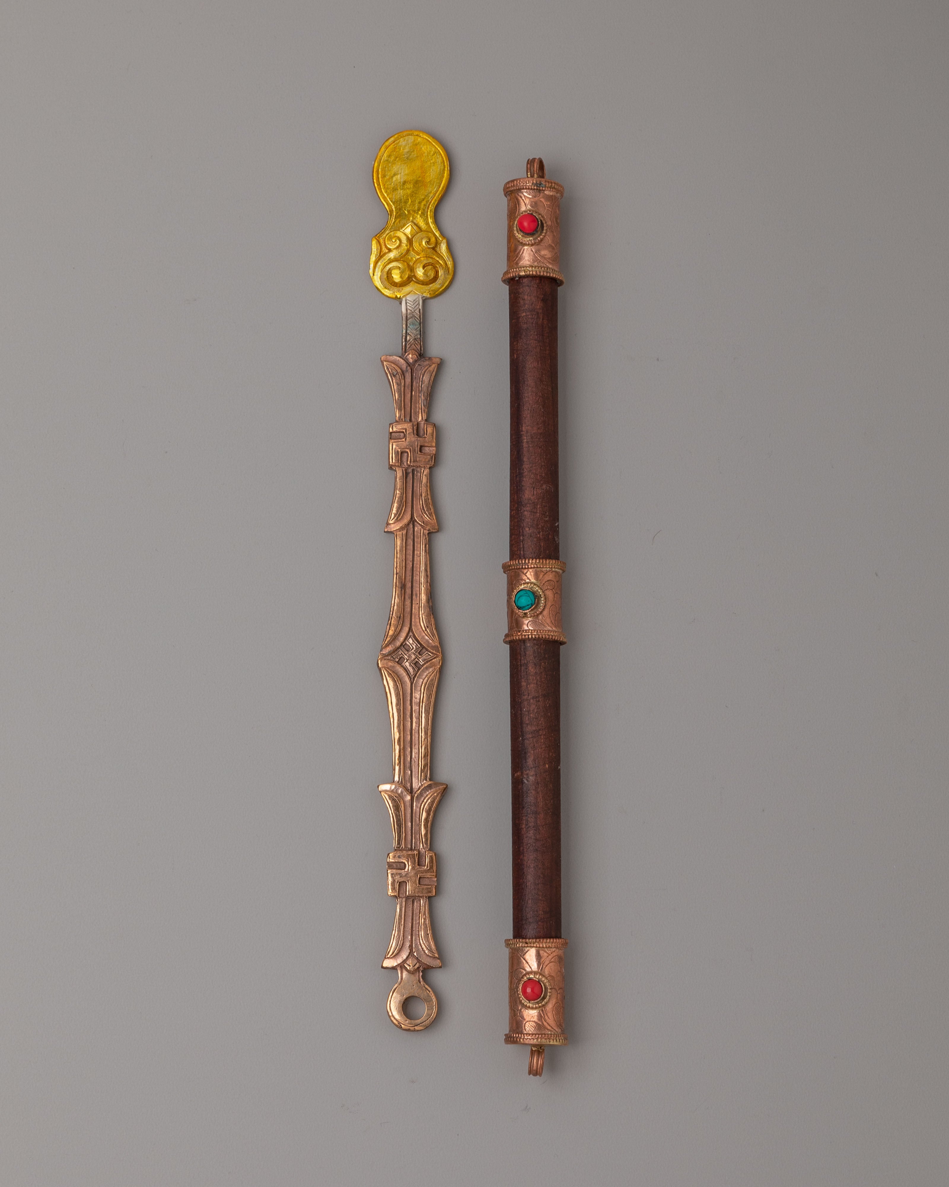 Traditional Tibetan Altar Ritual Items Set | Handcrafted Offering Set for Spiritual Practices