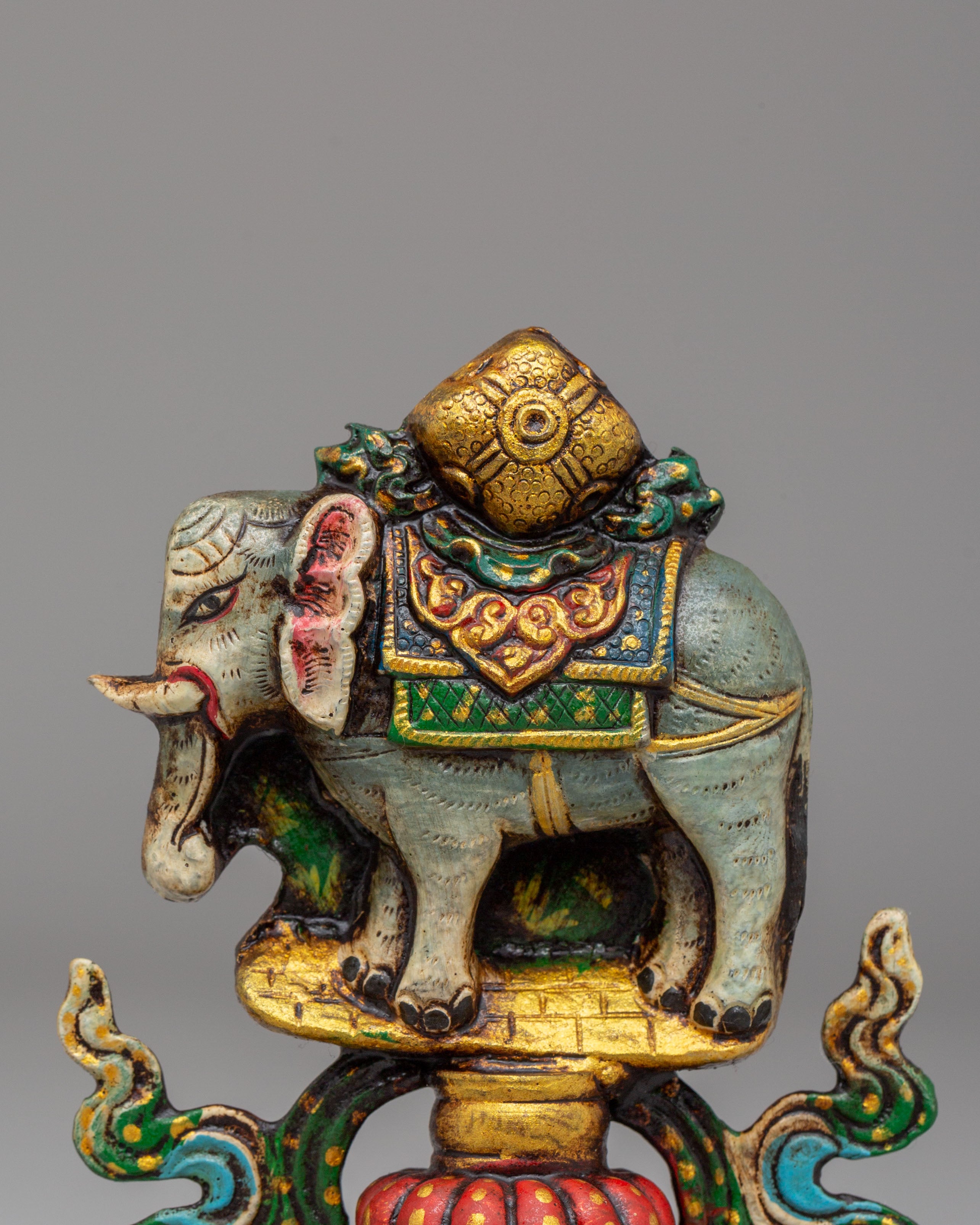 Tibetan King Chakravartin Possessions | Handcrafted Spiritual Decor