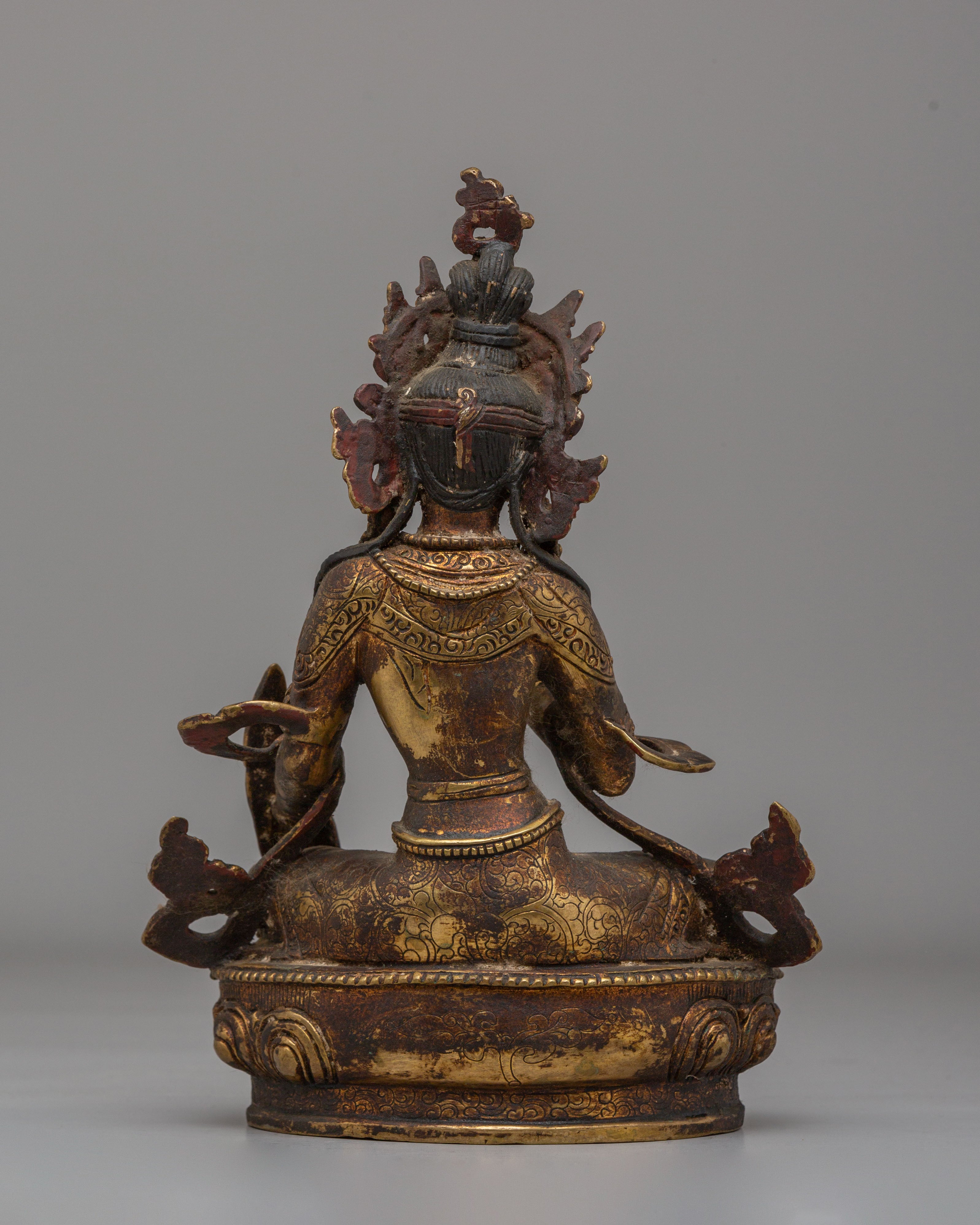 Vajrayana Ksitigarbha Protector Buddha Statue | Guardian of the Earth